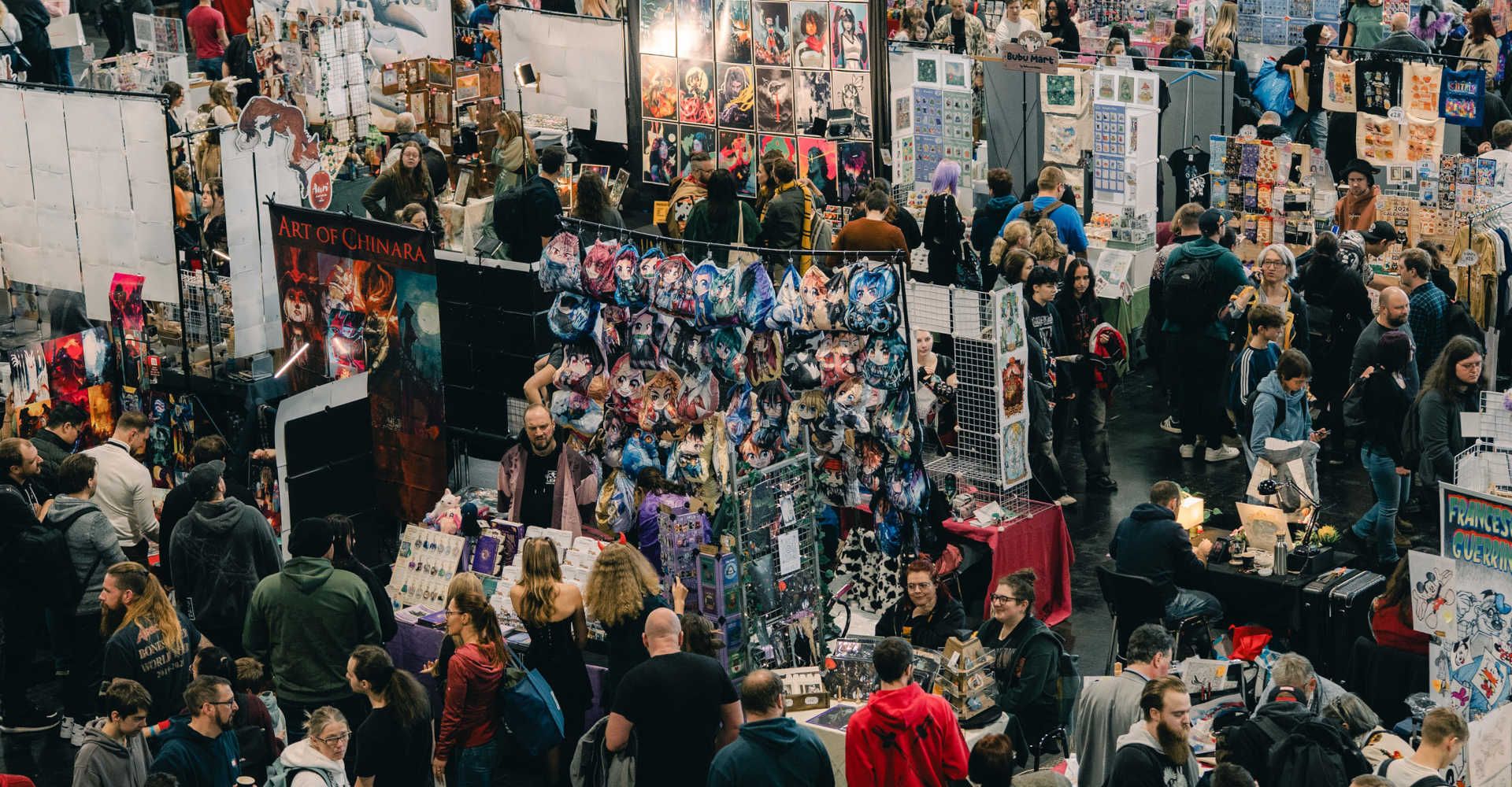 Menschenmenge bei der Vienna Comic Con