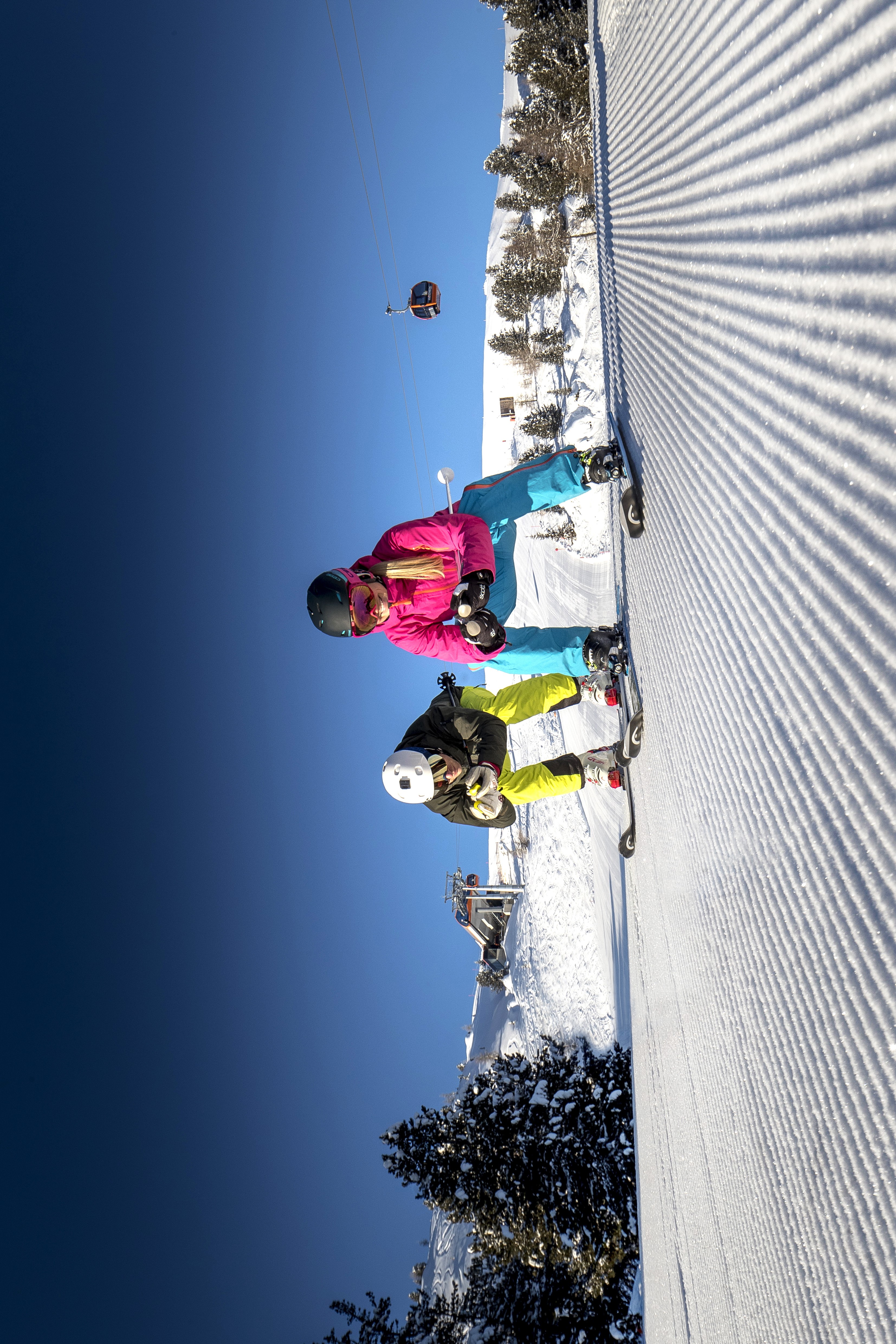 Kreischberg Ski 4 - Sikfahrer auf Piste