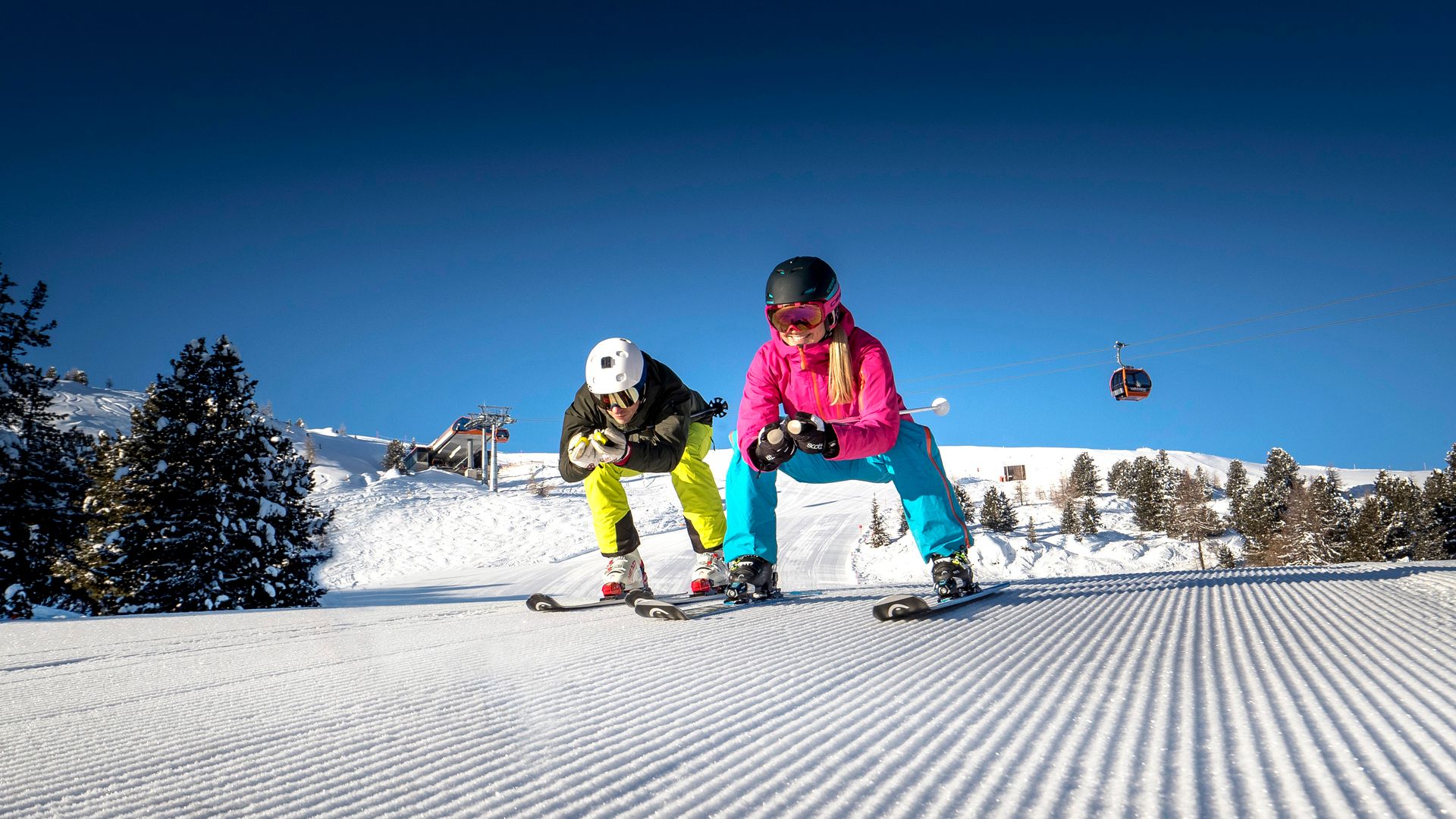Kreischberg Ski 4 - Sikfahrer auf Piste