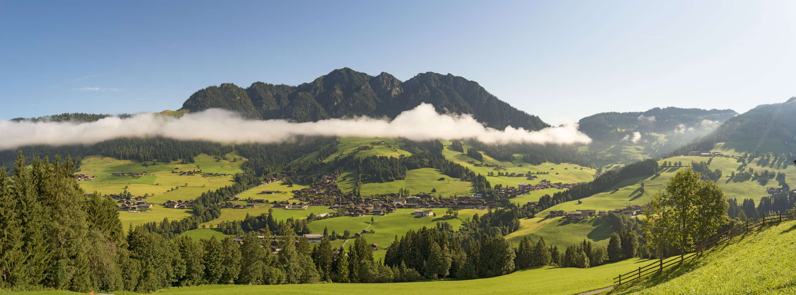 Blick auf Alpbach Wolken
