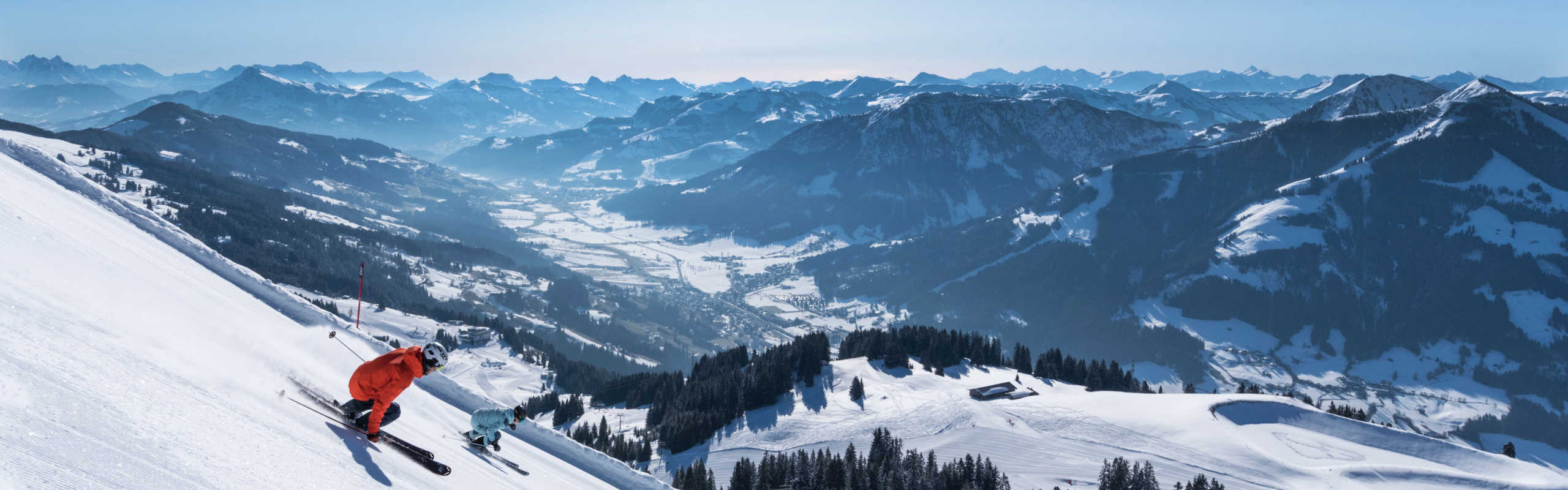 Black piste Hohe Salve in sunshine_SkiWelt Wilder Kaiser Brixental