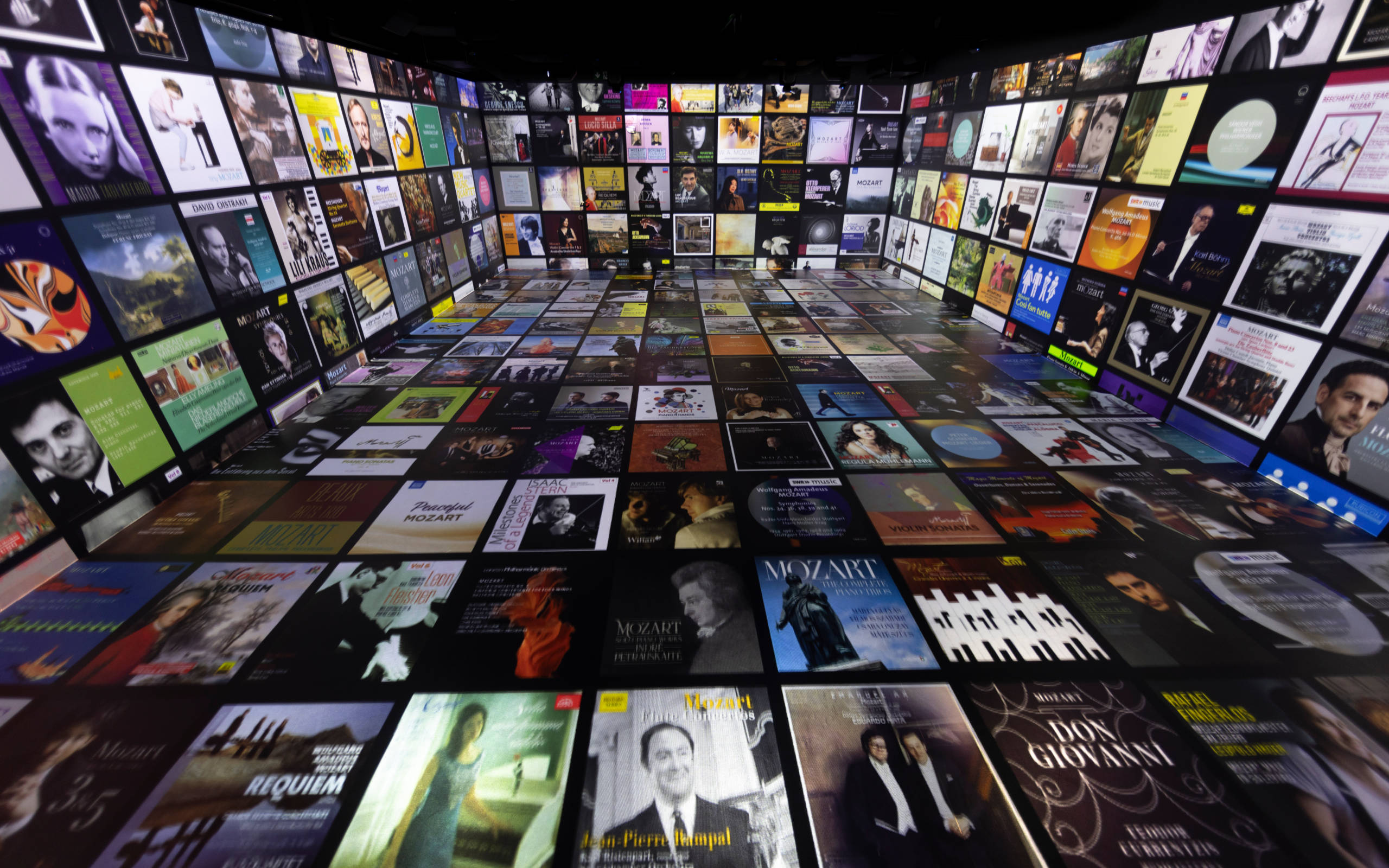 Mozart Forever exhibition space