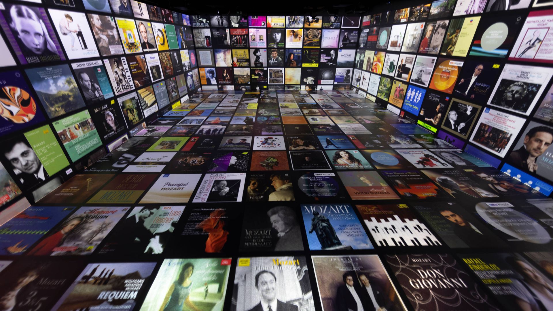 Mozart Forever exhibition space