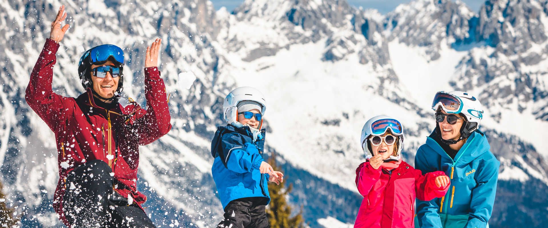 Familie Spaß im Schnee_SkiWelt Wilder Kaiser Brixen