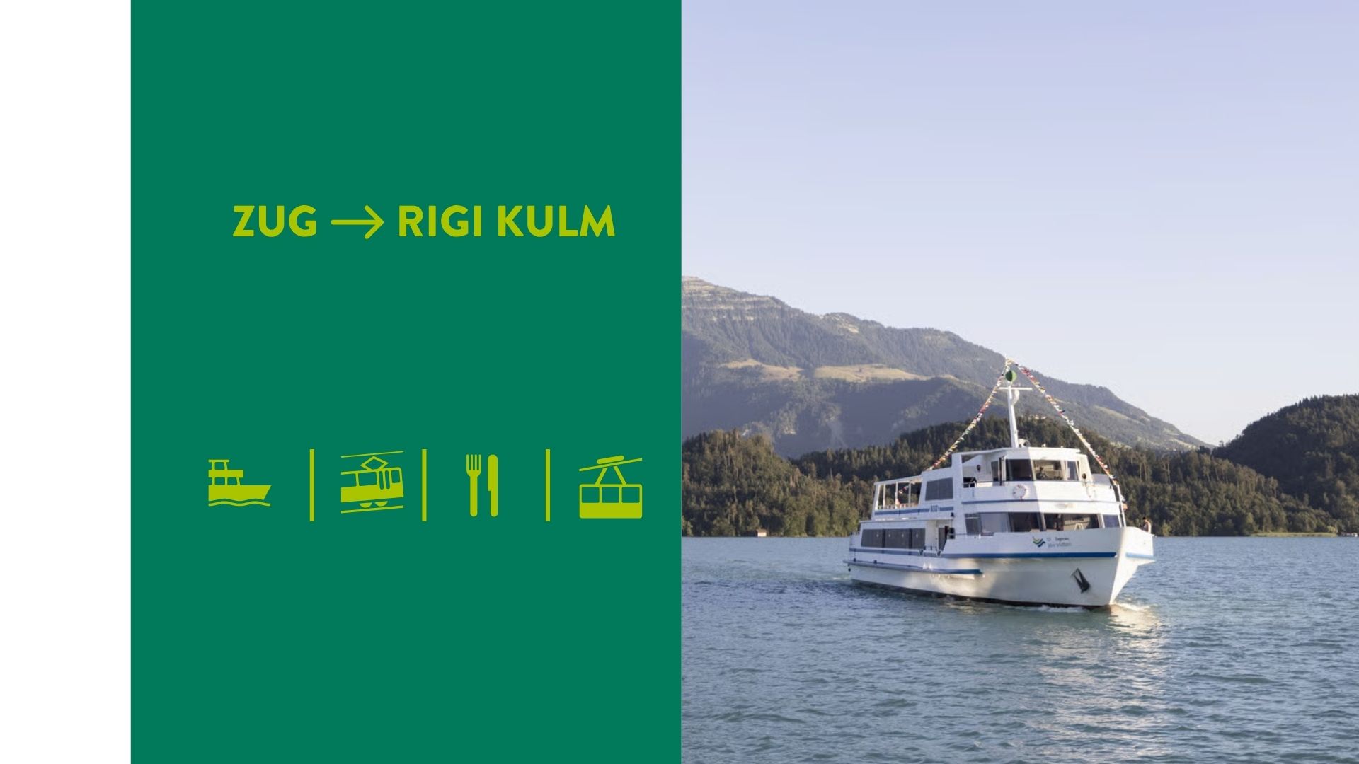 Von Zug auf die Rigi Header