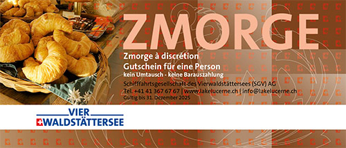 Verschenken macht Freude mit den Gutscheinen für das Zmorge-Schiff. Bequem online kaufen und verschenken.