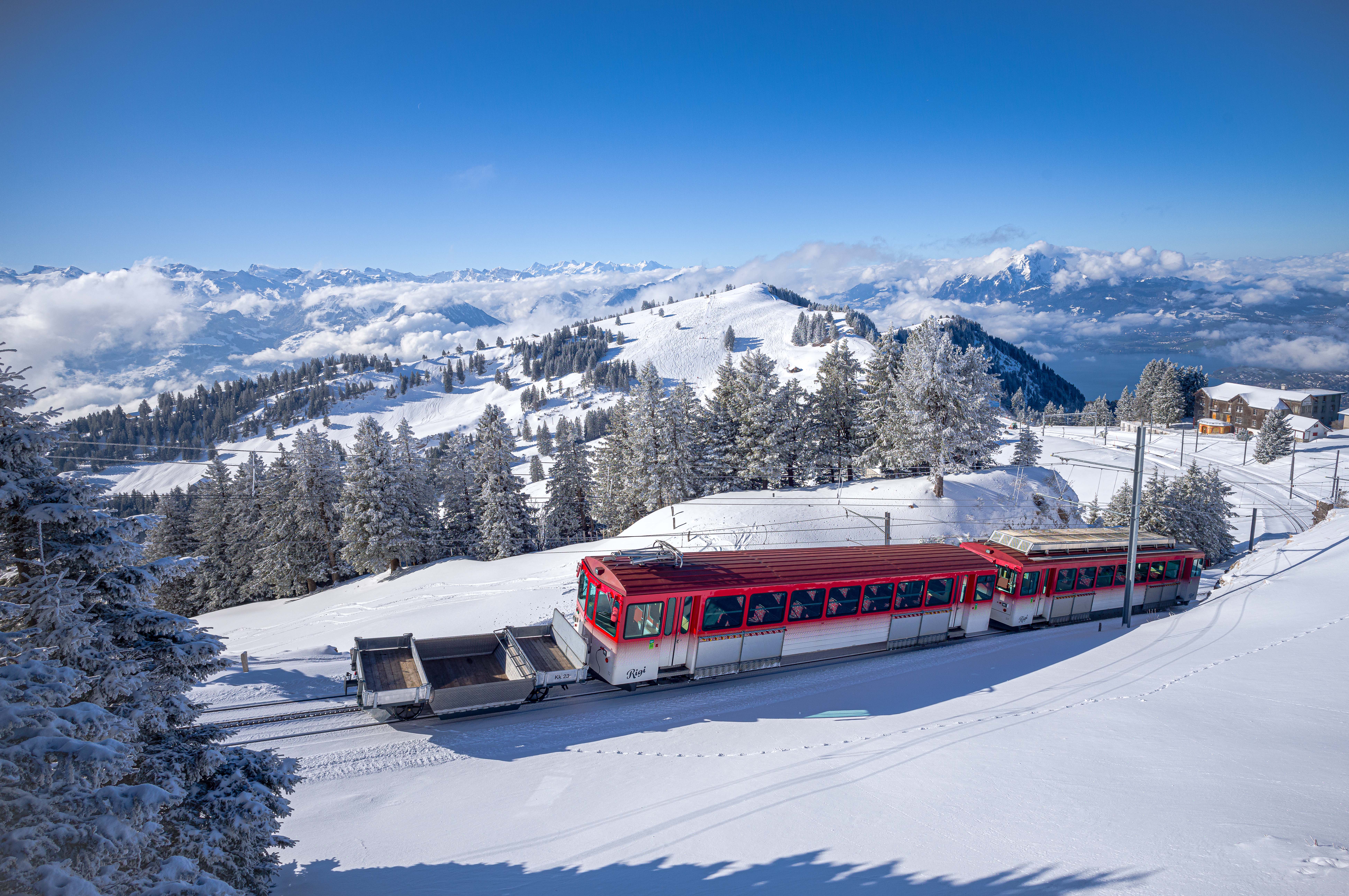 Rigi Winter Tickets VRB im Schnee