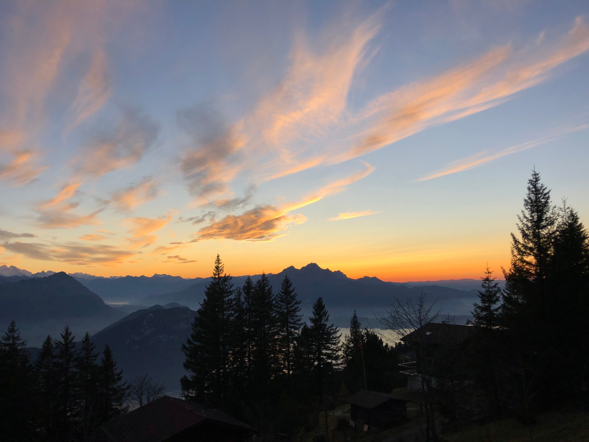 Chalet Lupino - Abendstimmung