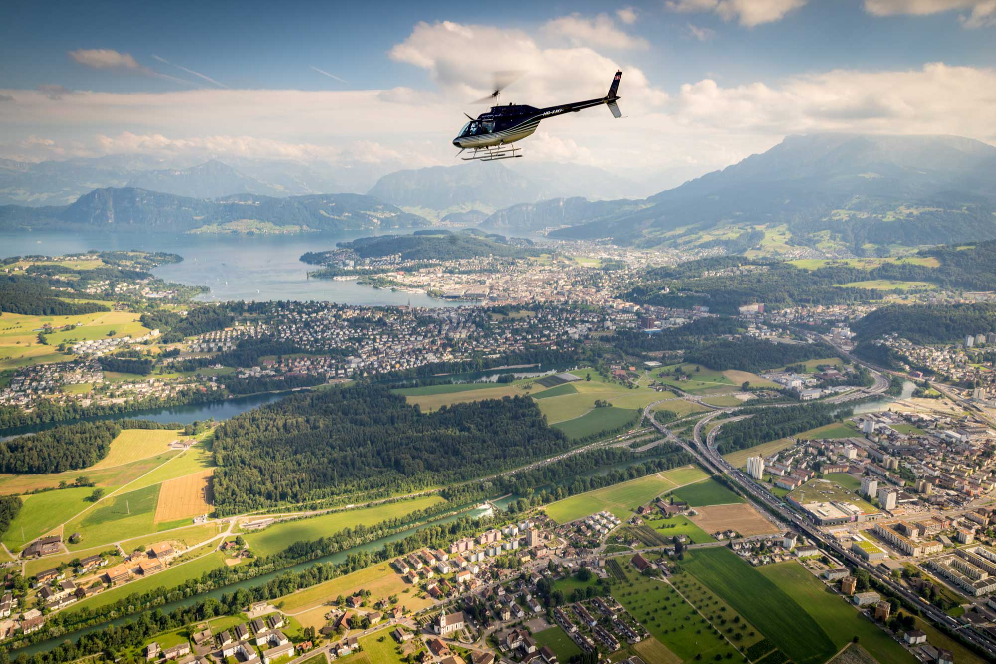 Helicopter flight Luzern