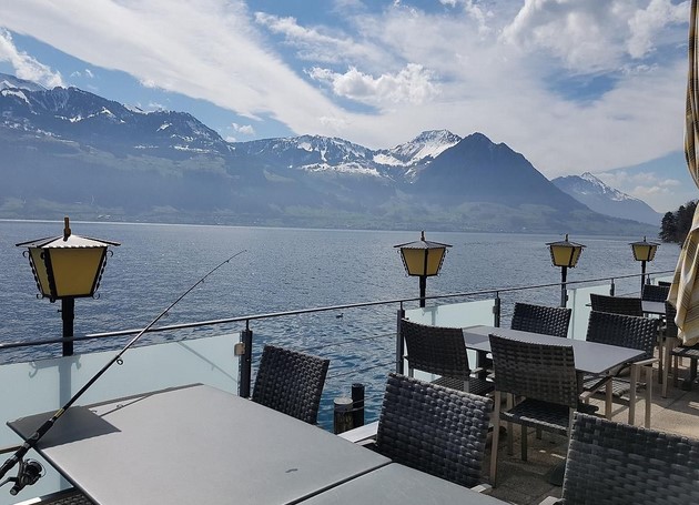 Boutique Hotel Fähri Gersau - Terrasse