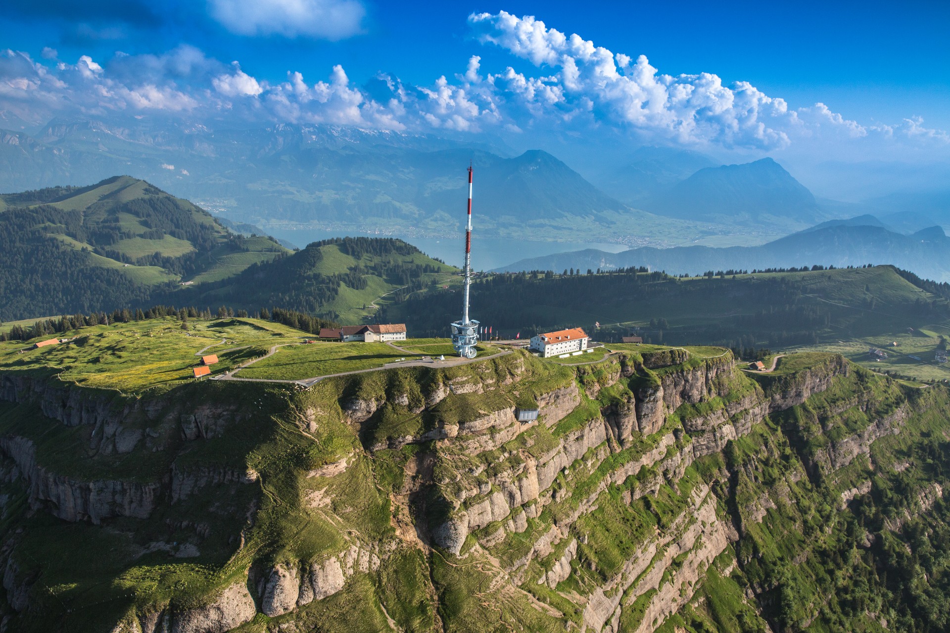 Rigi Ganzjahr Aussicht Rigi Kulm
