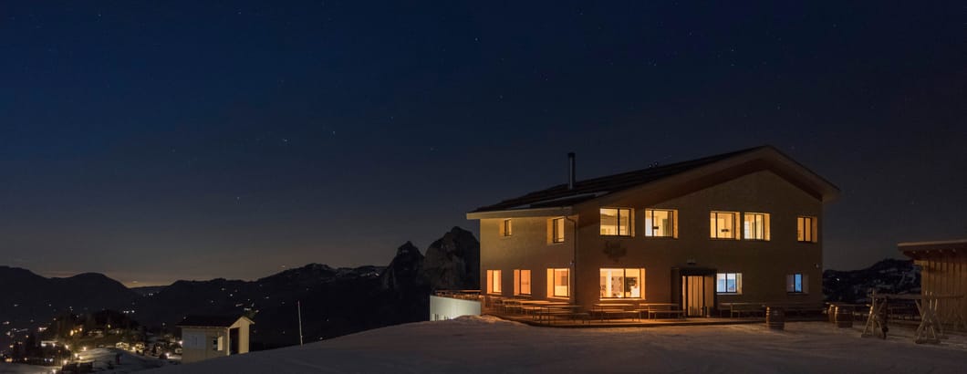 Stoos Hüttä Nacht Winter Stoos Hüttä Nacht Winter