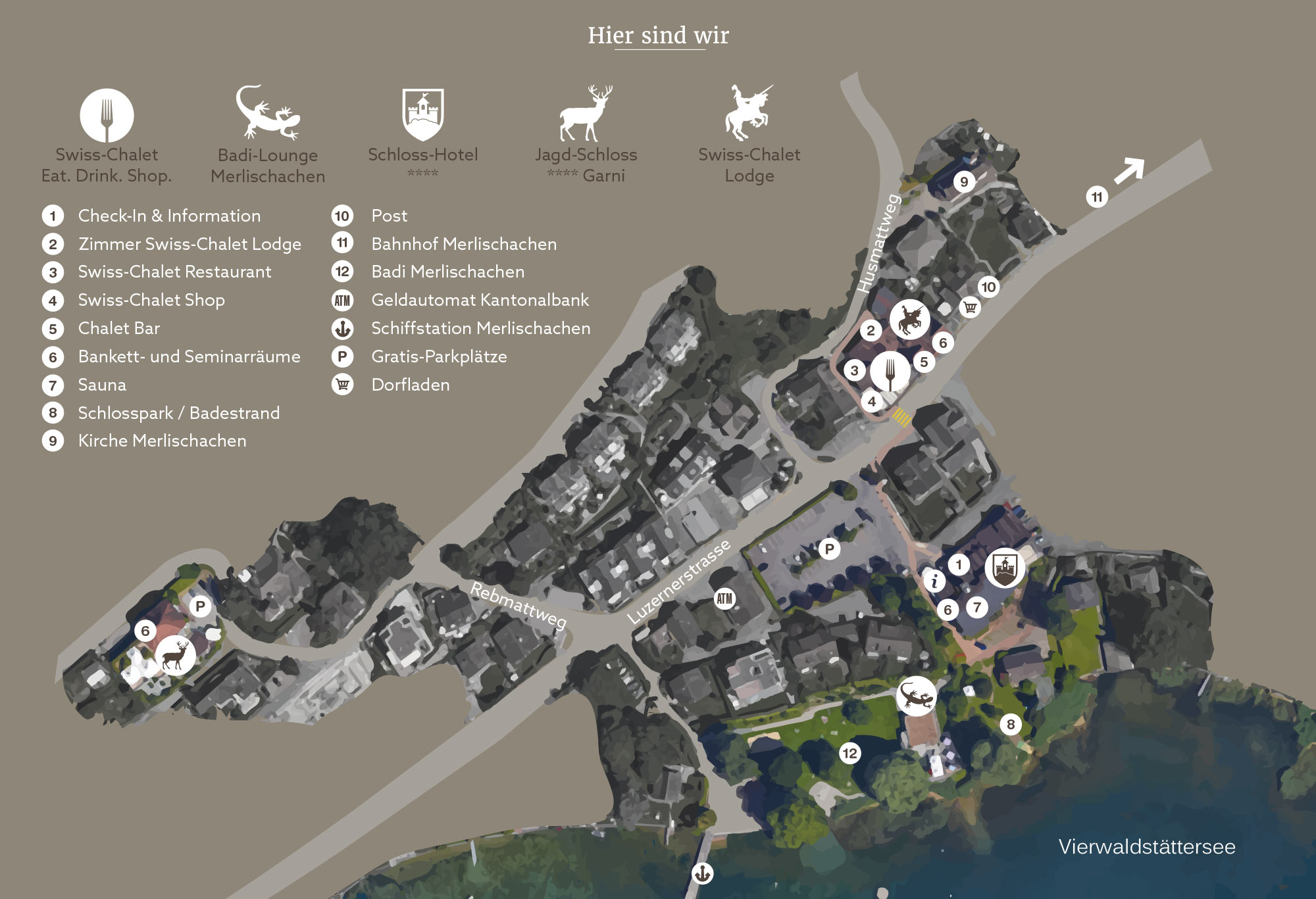 Swiss Chalet Lodge - Map
