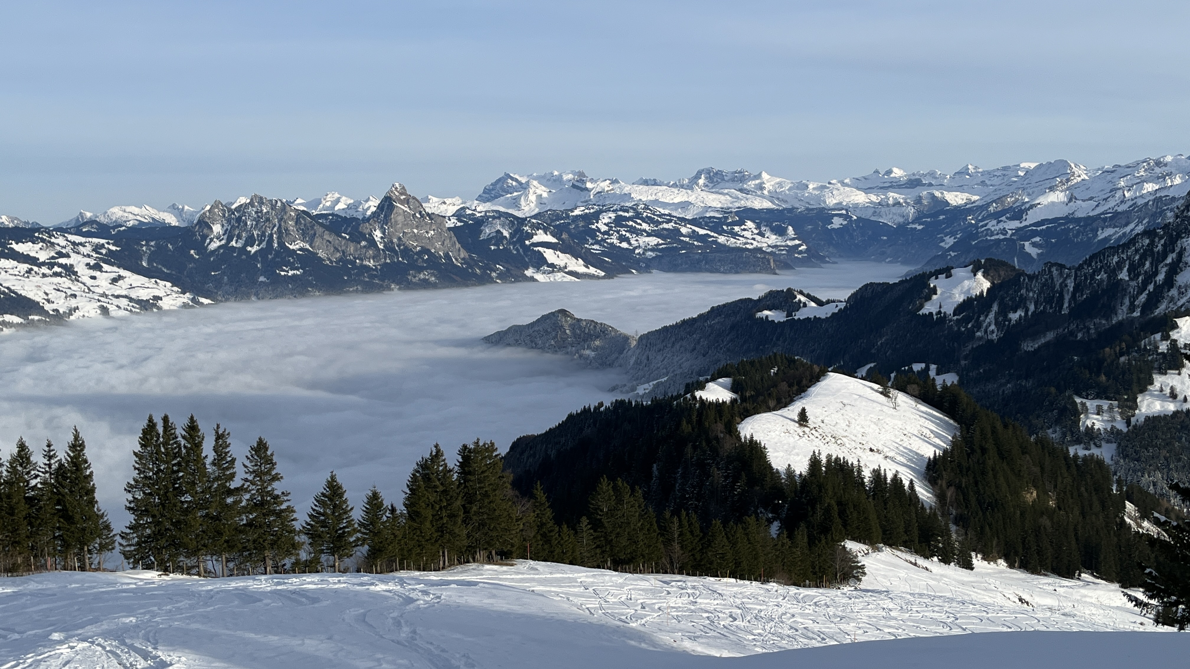 Bärghaus Bilofiz - Aussicht Winter