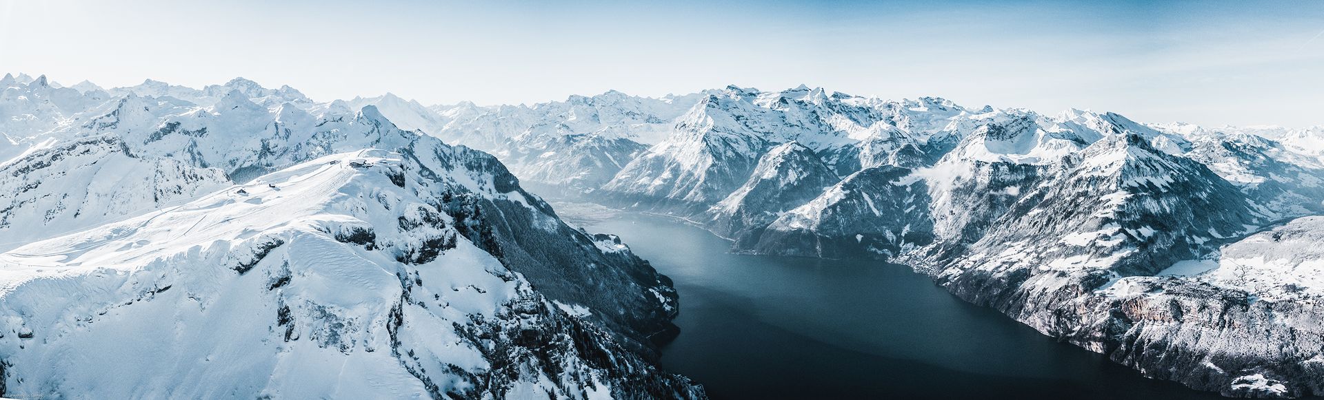 Aussicht Fronalpstock Ausblick Winter