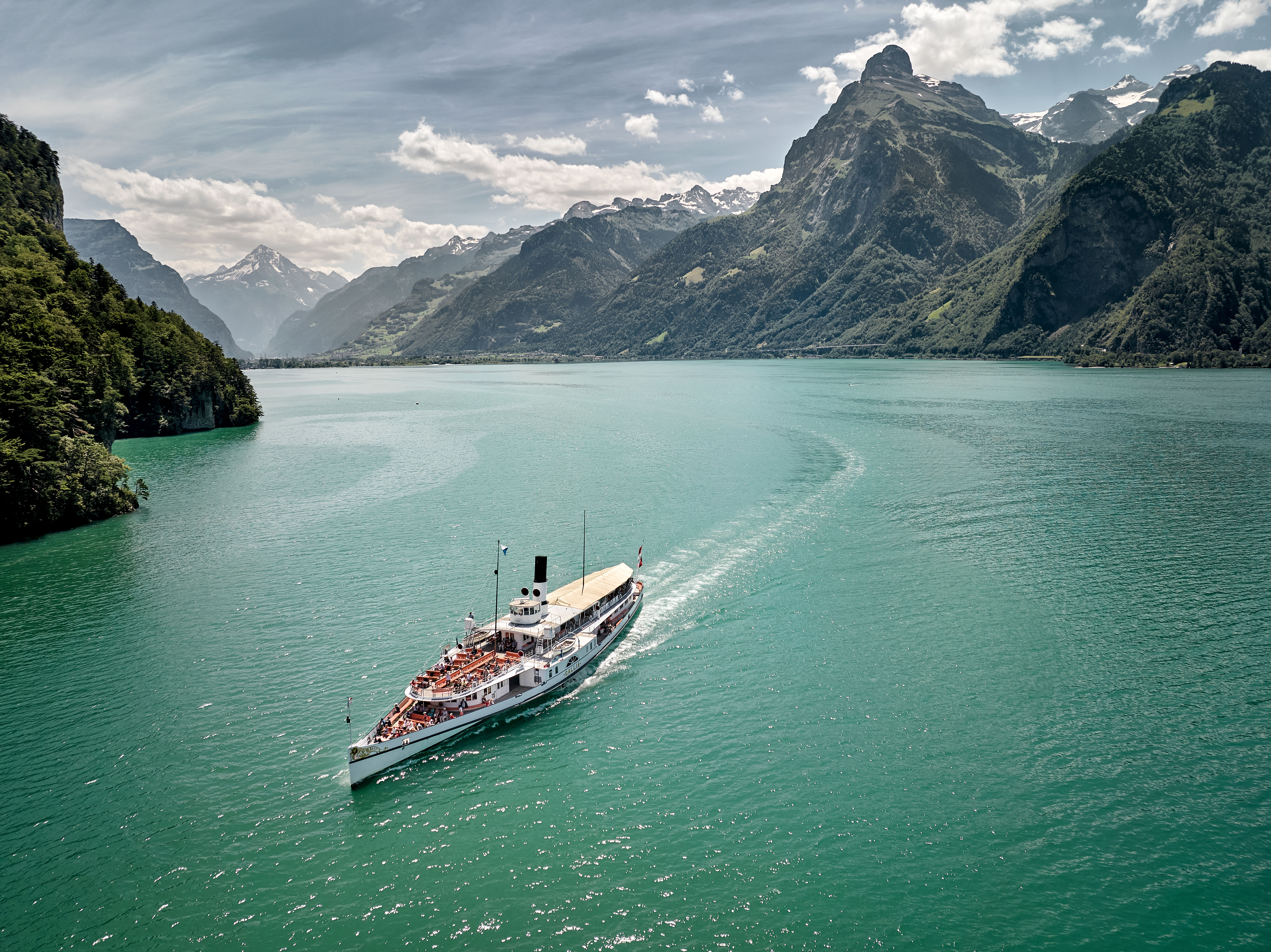 Urnersee | Tageskarte | Dampfschiff Gallia