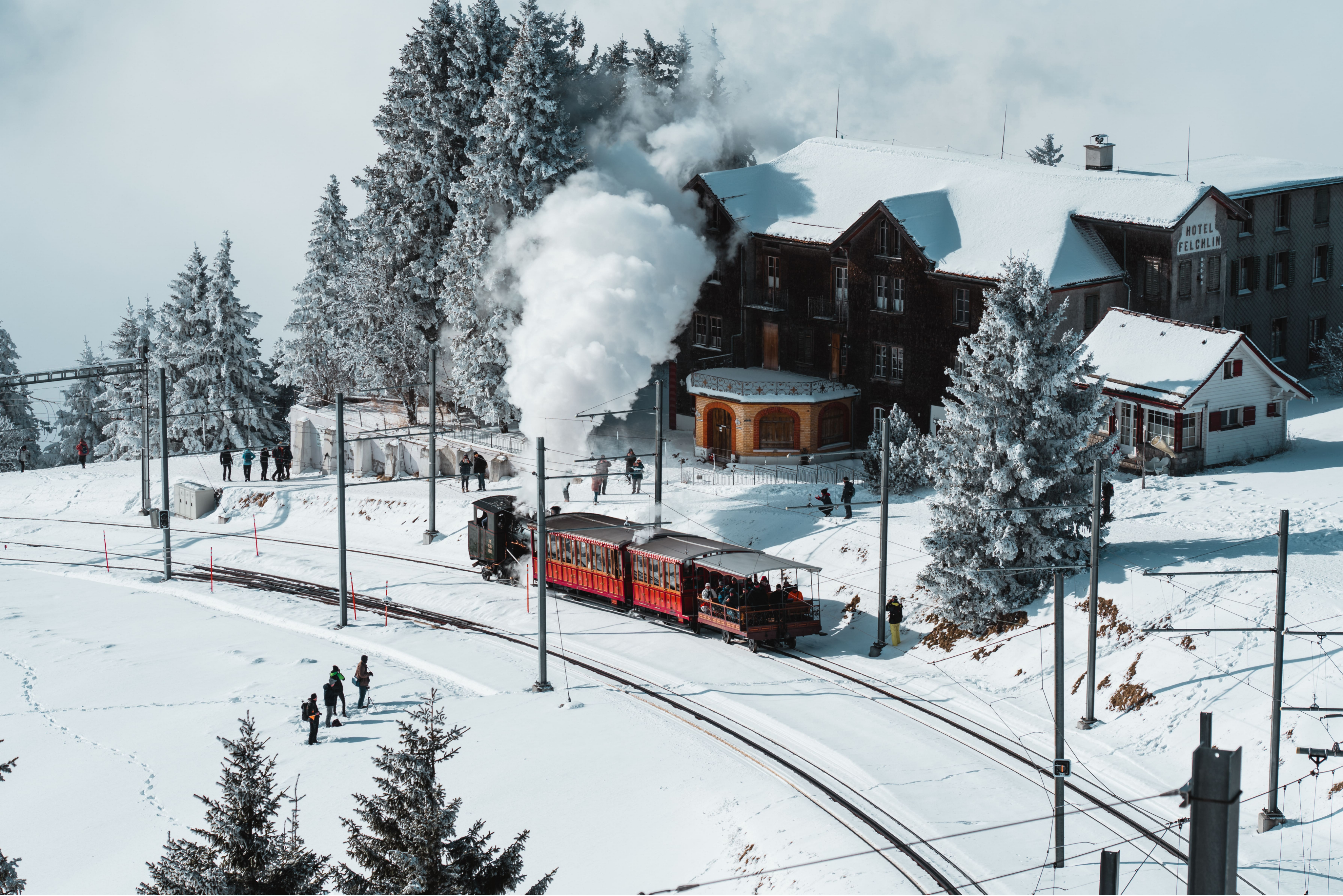 mys-TRAJETS TRAIN À VAPEUR HIVERNAUX | DE VITZNAU-Winterdampffahrt