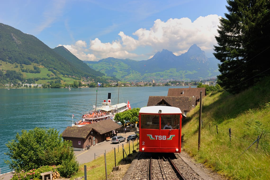 Streckenhighlits Treib-Seelisberg-Bahn