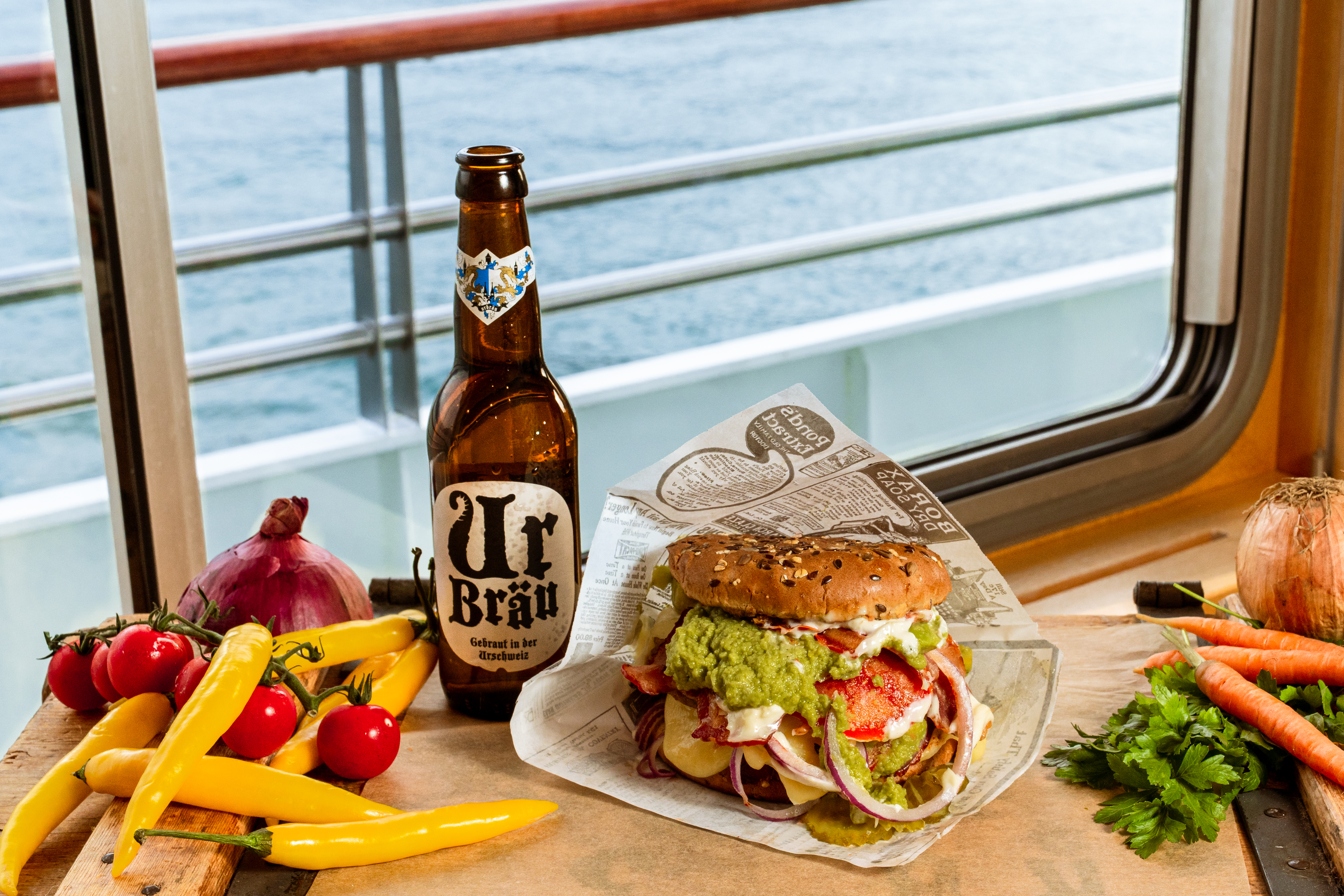 Bateau Burger, Lac des Quatre-Cantons, navigation