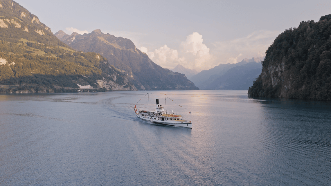 Abendfahrt mit dem Dampfschiff Gallia - Legends of Lake Lucerne