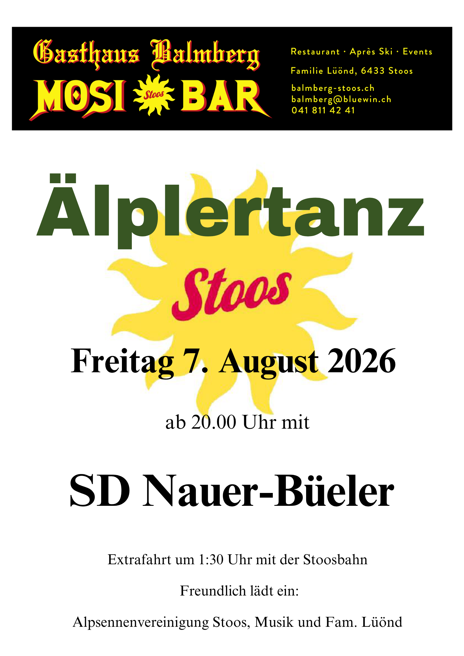 ÄLPLERTANZ @MOSI-BAR