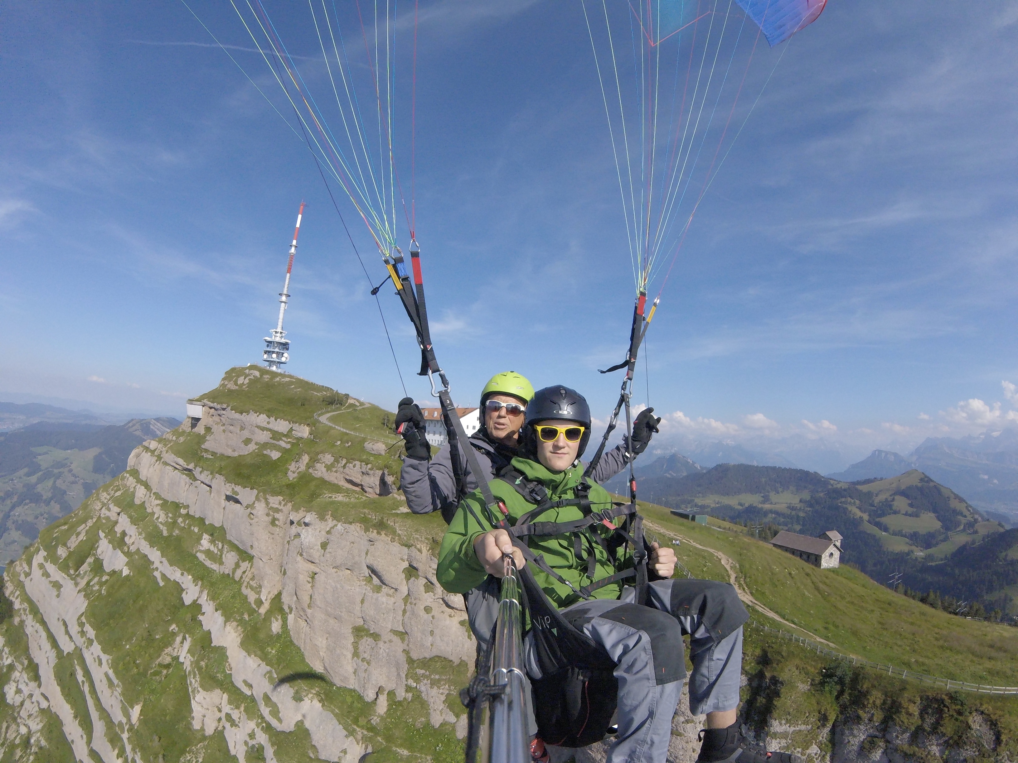 Rigi Gleitschirmfliegen 1