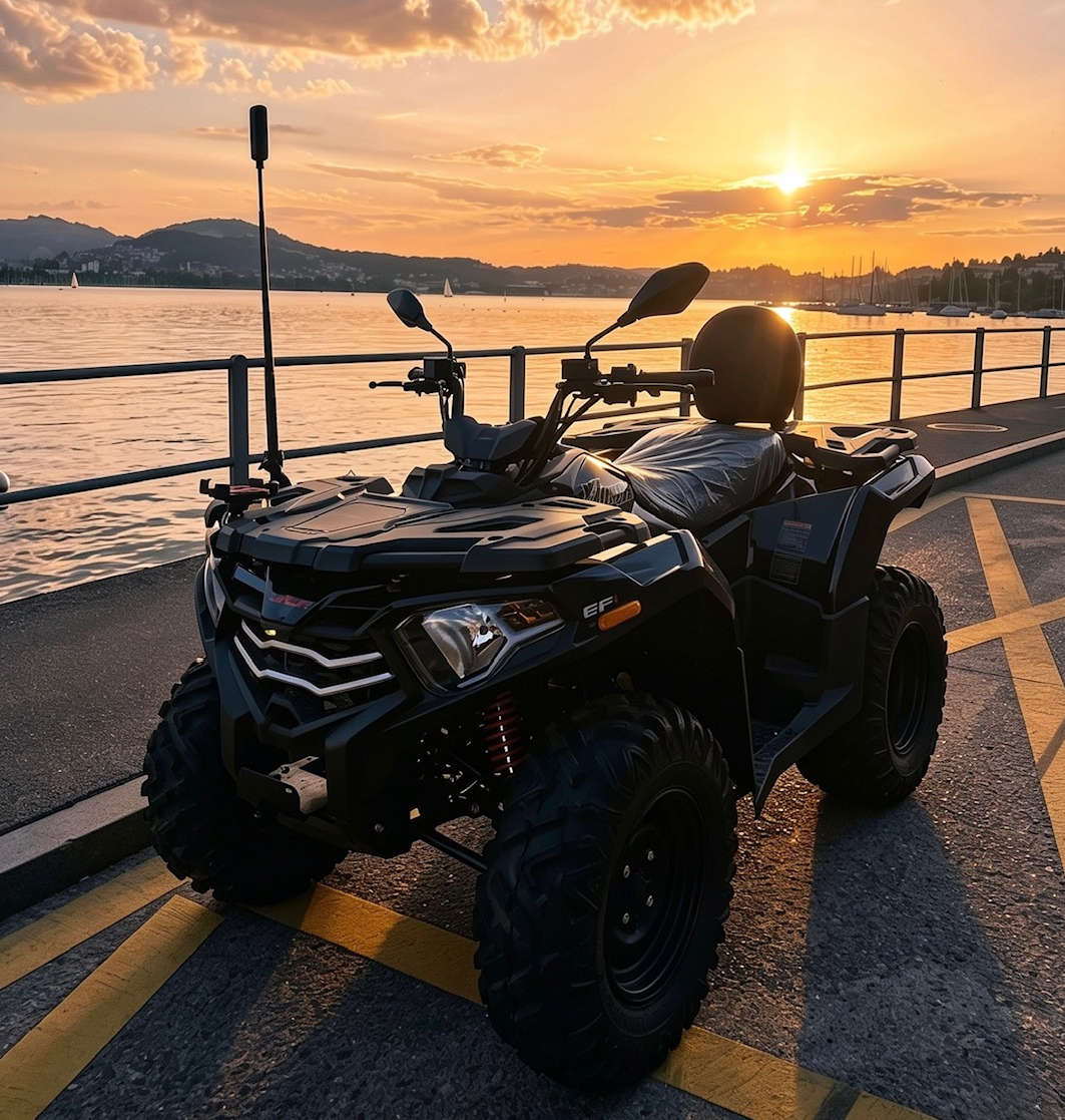 Découvrez Lucerne à travers un parcours quad guidé de 40 minutes entre lac et montagnes. Vivez une expérience immersive et sensationnelle, entièrement filmée en caméra 360°, et repartez avec votre vidéo souvenir pour revivre chaque moment unique.