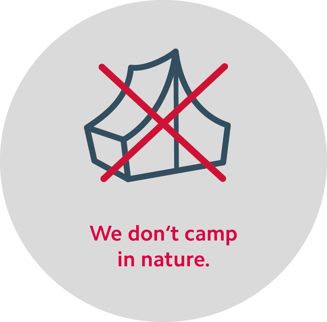 Respektvolles Verhalten im Alpgebiet Sommer Regel Campieren
