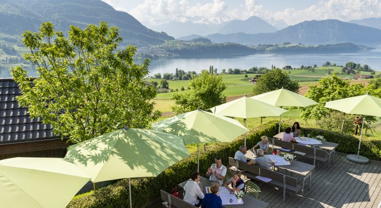 Bauernhof Gehren - Gartenbeizli