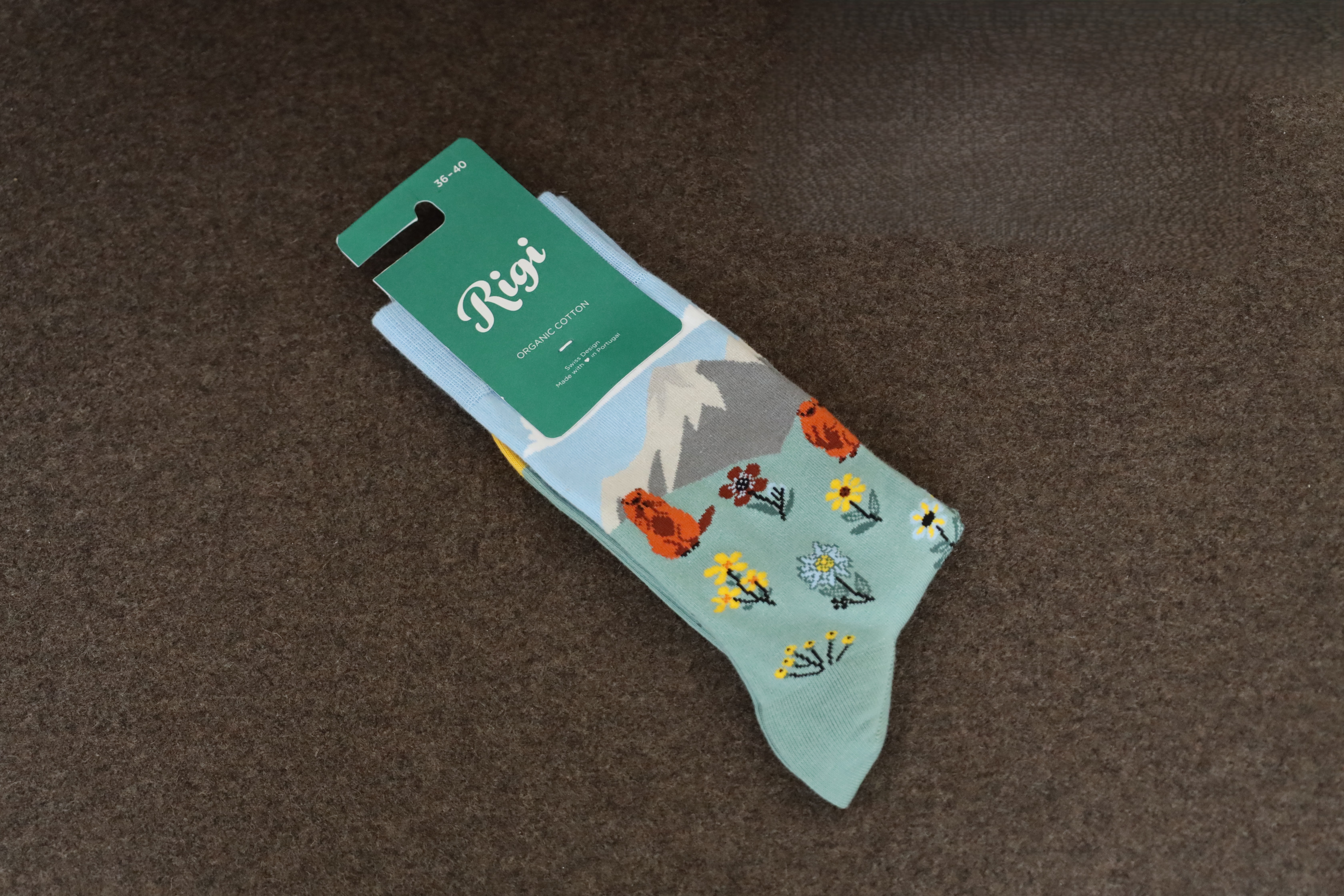 RIGI SOCKEN MIT MURMELI