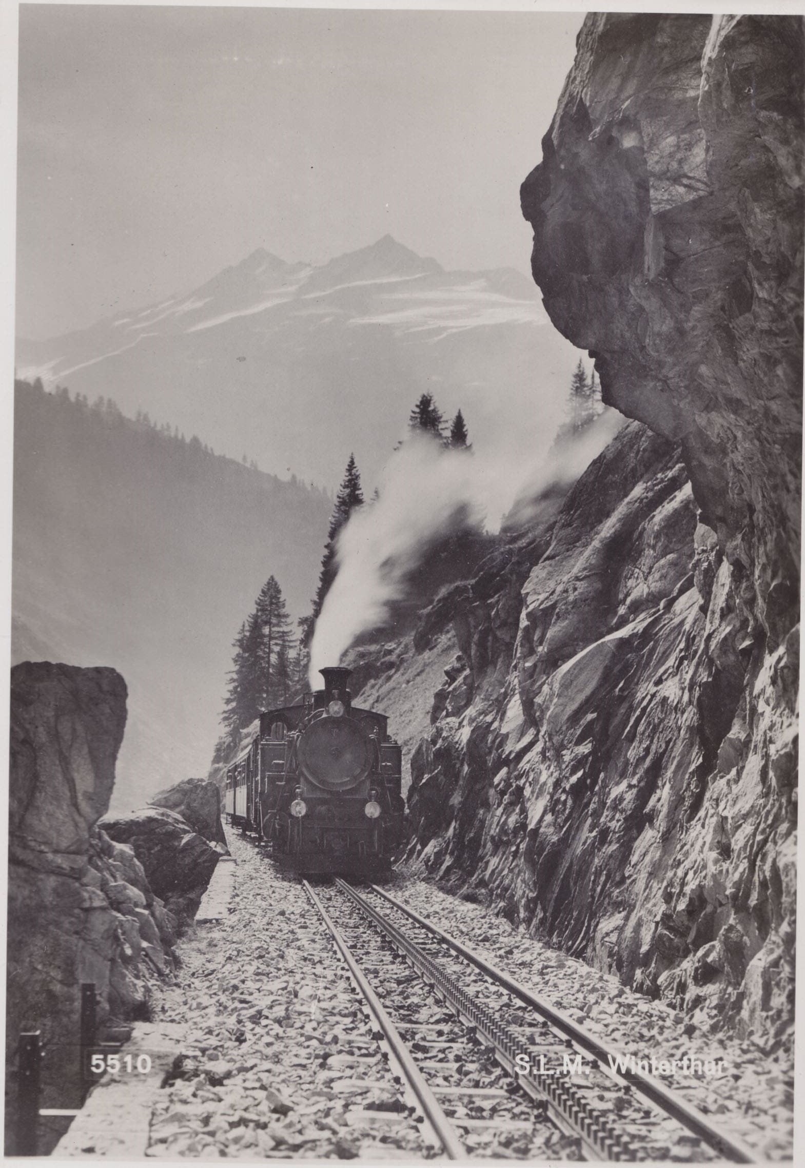mys-Train découverte Gothard et Furka-Die Furka-Oberalp-Bahn erklimmt die Alpen | Le chemin de fer Furka-Oberalp gravit les Alpes | La ferrovia Furka-Oberalp scala le Alpi, ≈ 1941.