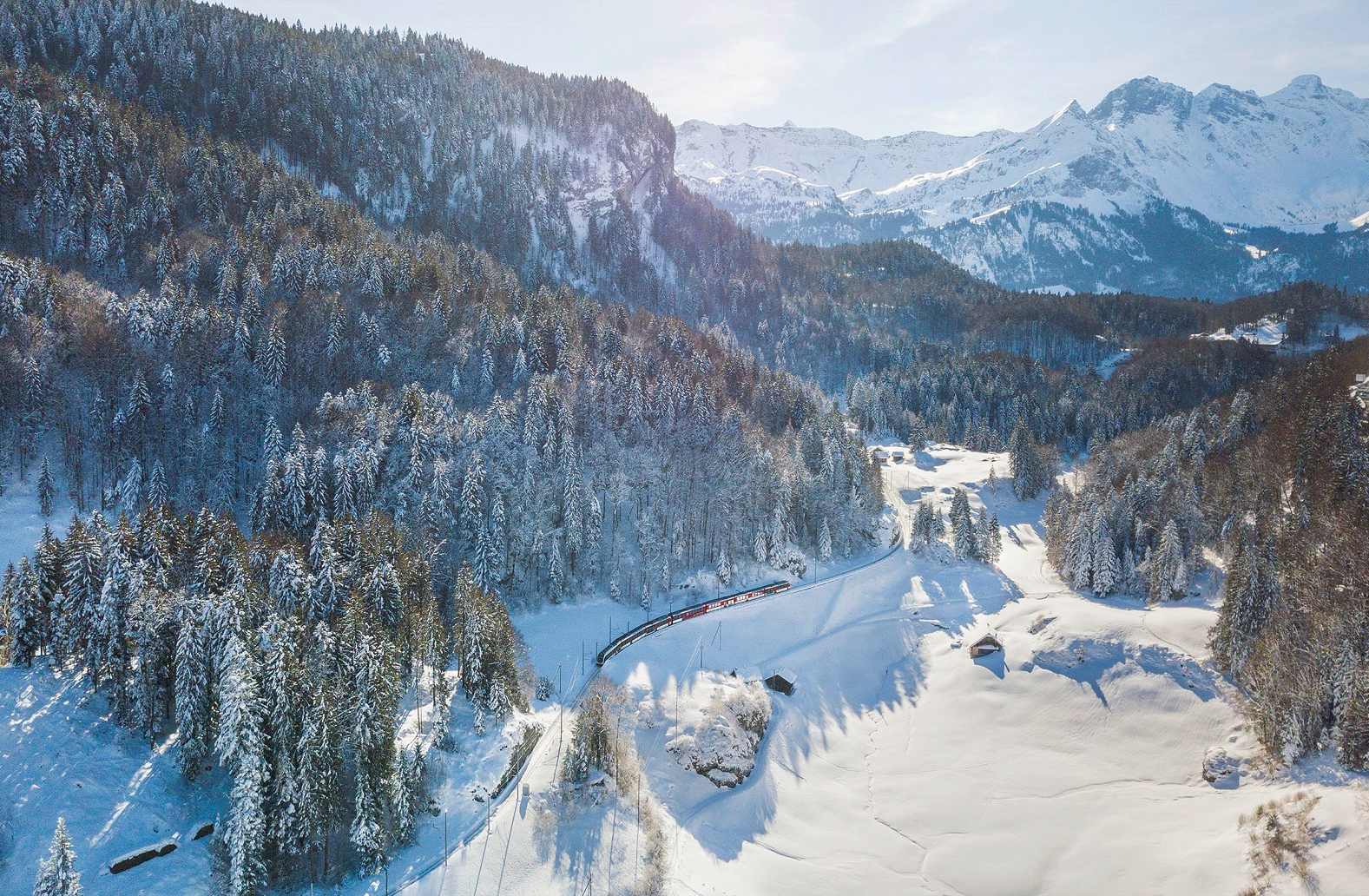 Zentralbahn Winter Brünig