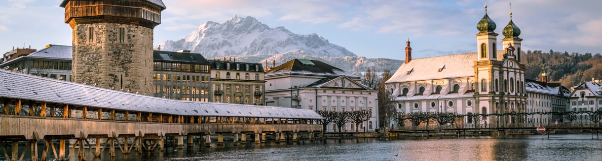 mys-Guided City Tour (German) | Lucerne-Kapellbrücke im Winter