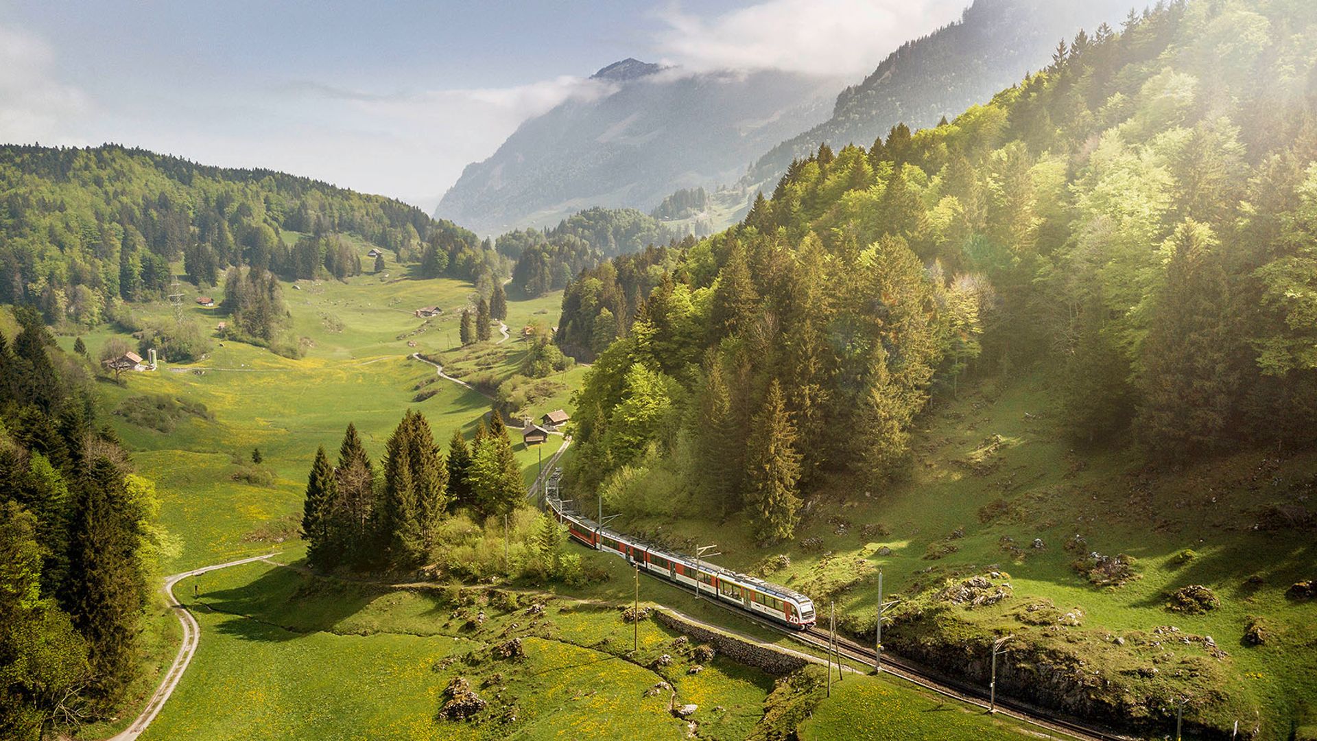 Luzern–Interlaken Express durchs Haslital