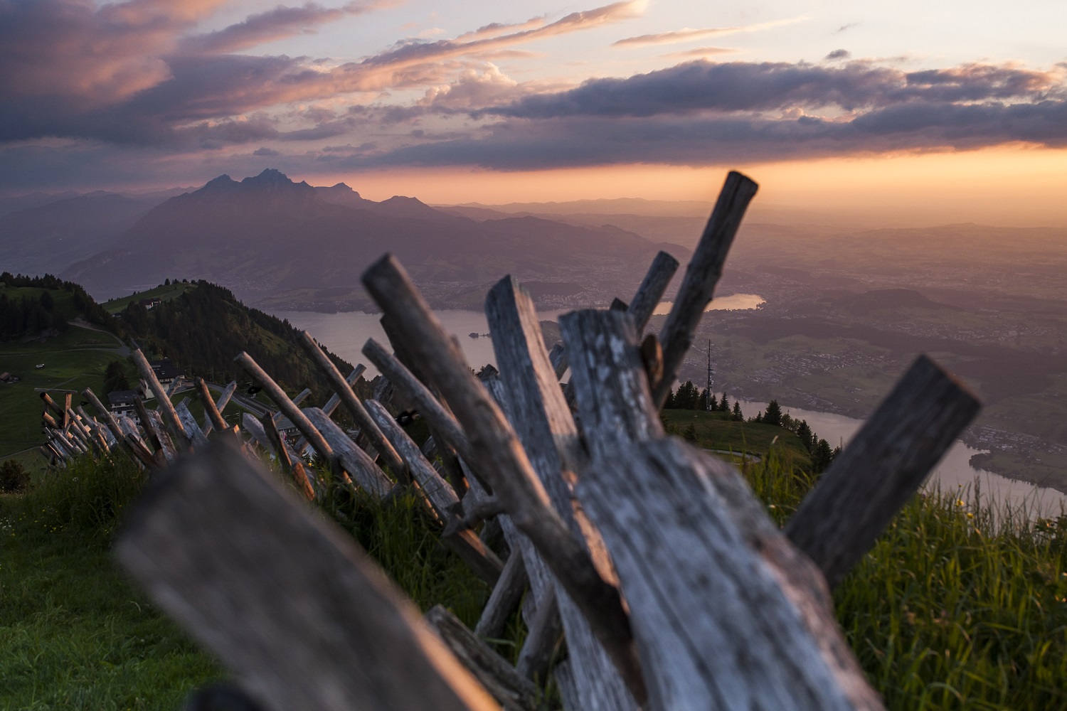 mys-CANDLELIGHT DINNER ON MT. RIGI-Sonnenuntergang Sommer