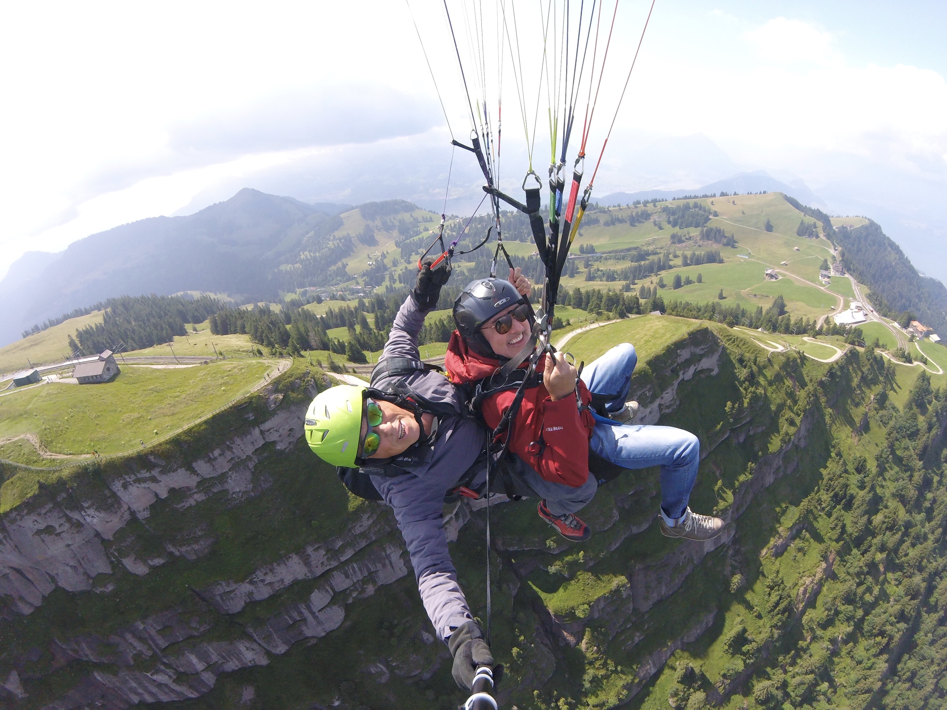 Rigi Gleitschirmfliegen 2