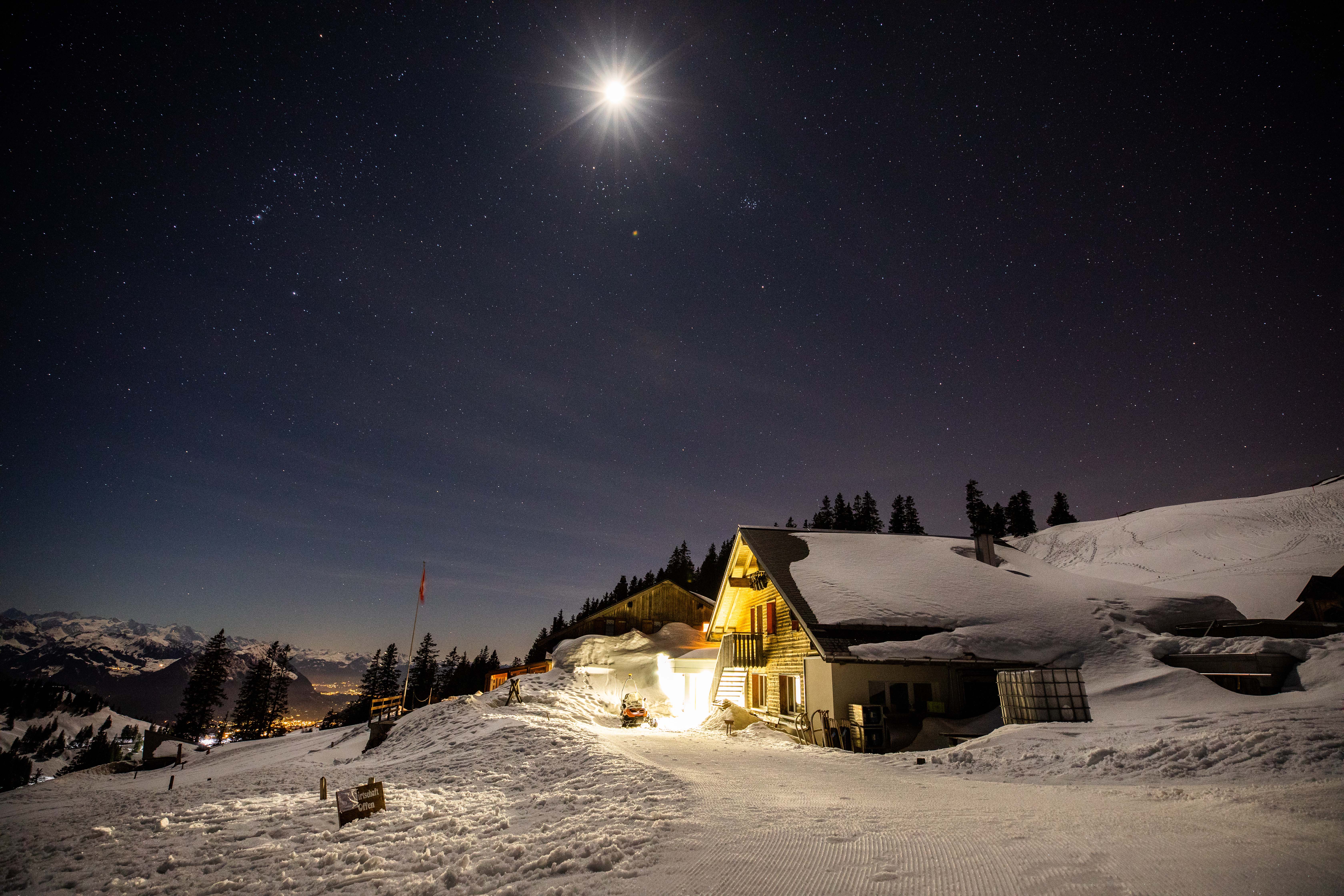 Alpwirtschaft Chäserenholz - Alpwirtschaft Chäserenholz im Winter