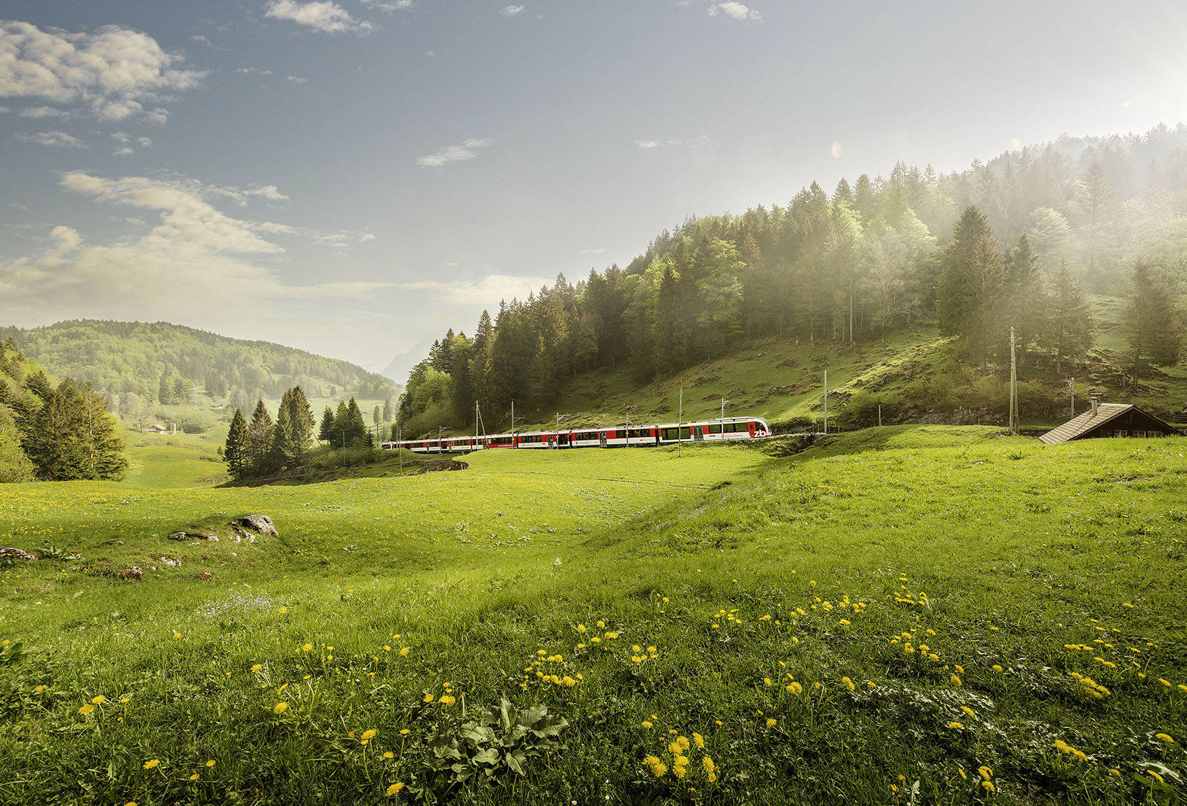 mys-Trajet dans la cabine du conducteur | Interlaken - Luzern-Luzern–Interlaken Express durchs Haslital
