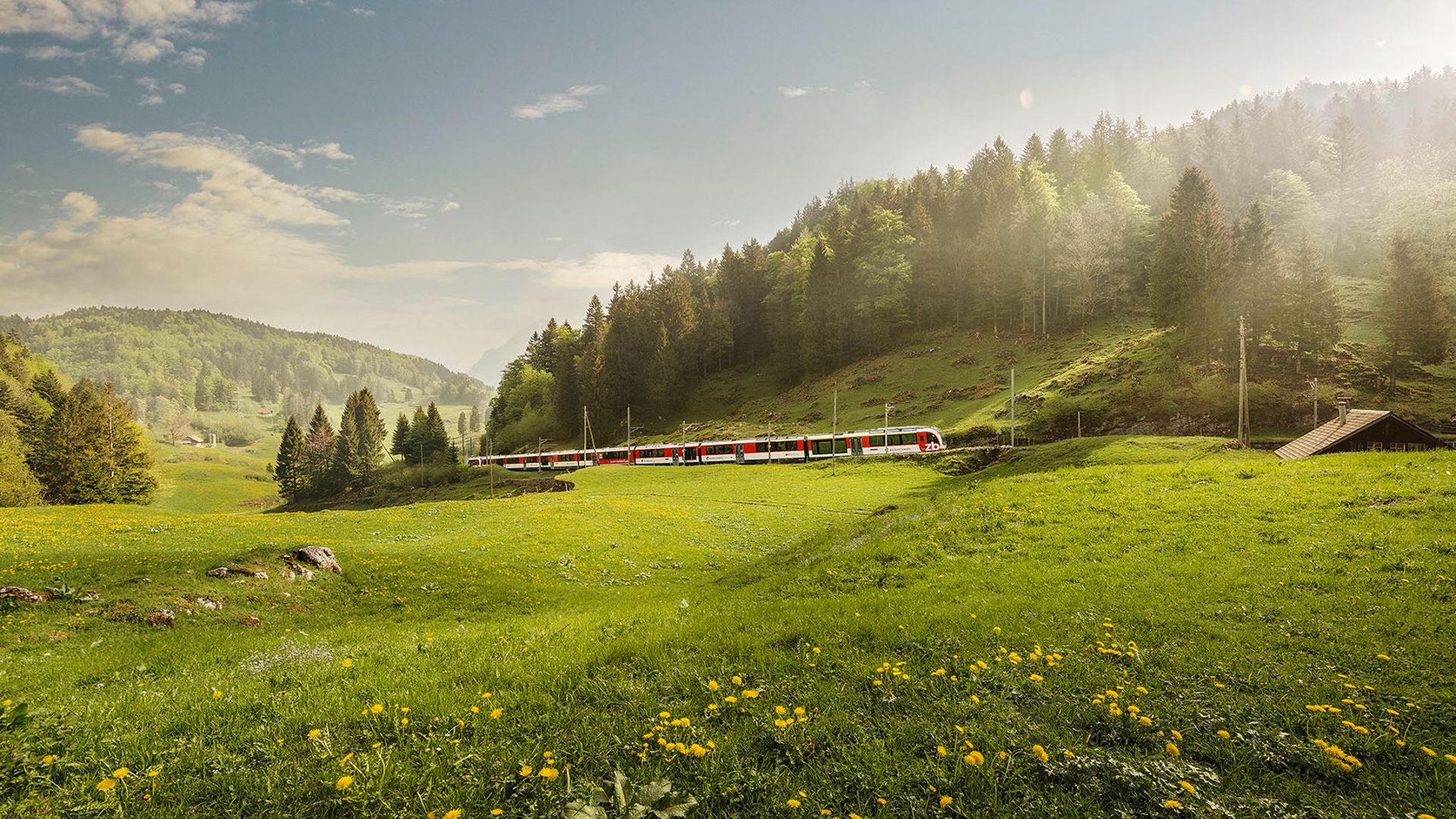 Luzern–Interlaken Express durchs Haslital