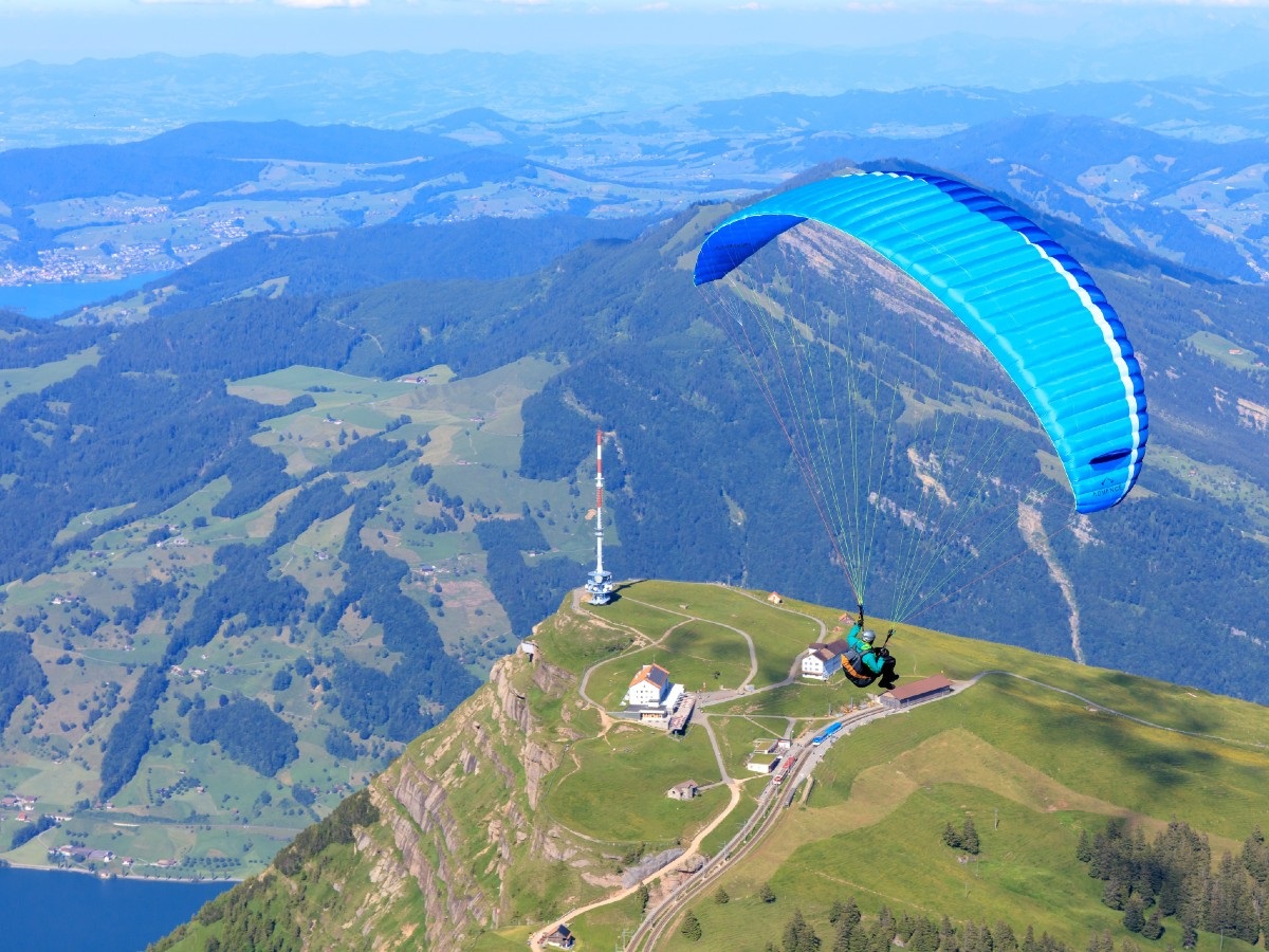 Rigi Gleitschirmfliegen