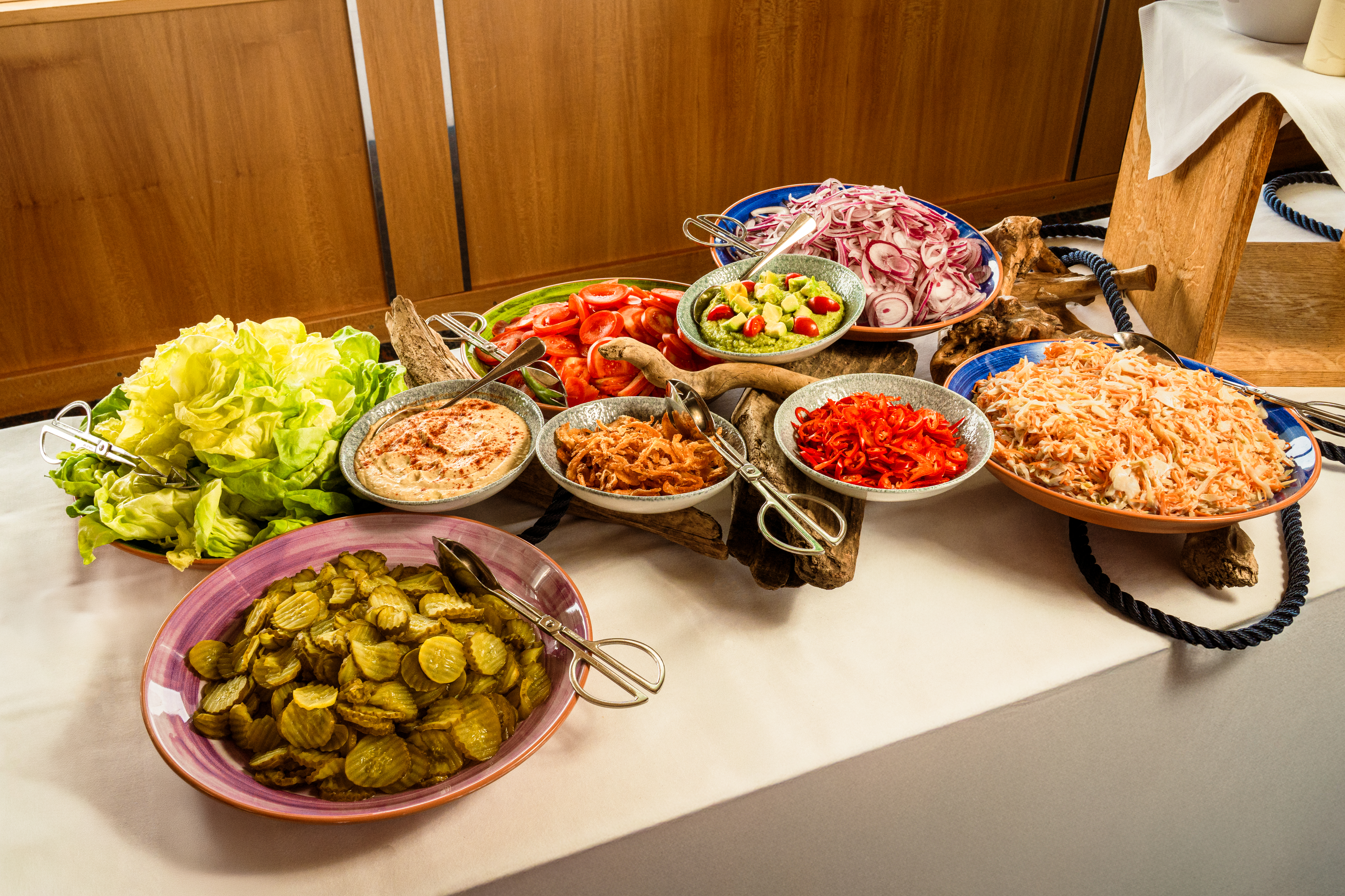 SGV-Burger Schiff mit Buffet