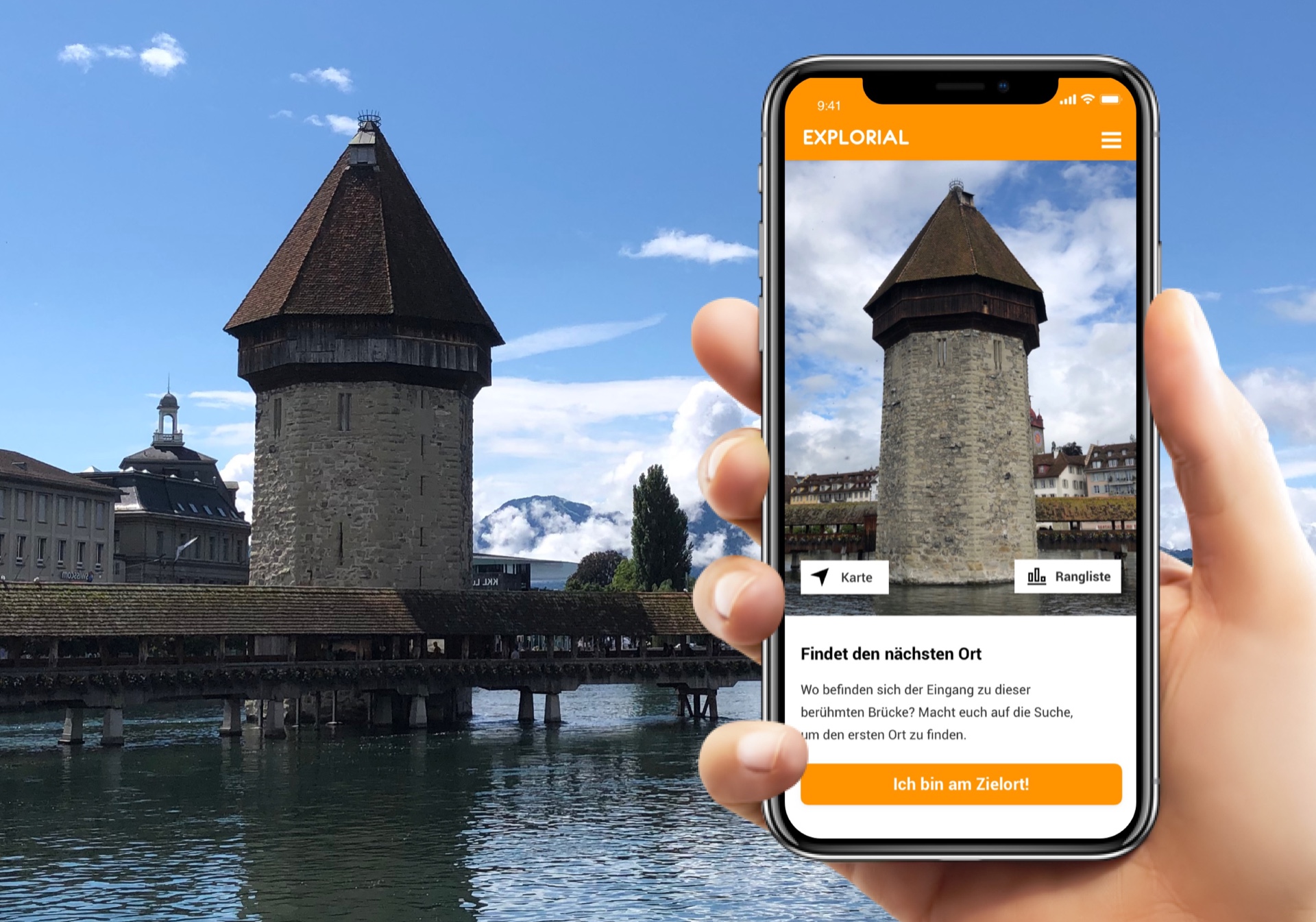 mys-Jeu de piste et visite à pied autoguidée | Lucerne-Explorial Luzern - Luzern Schnitzeljagd und selbst geführte Stadtführung 1