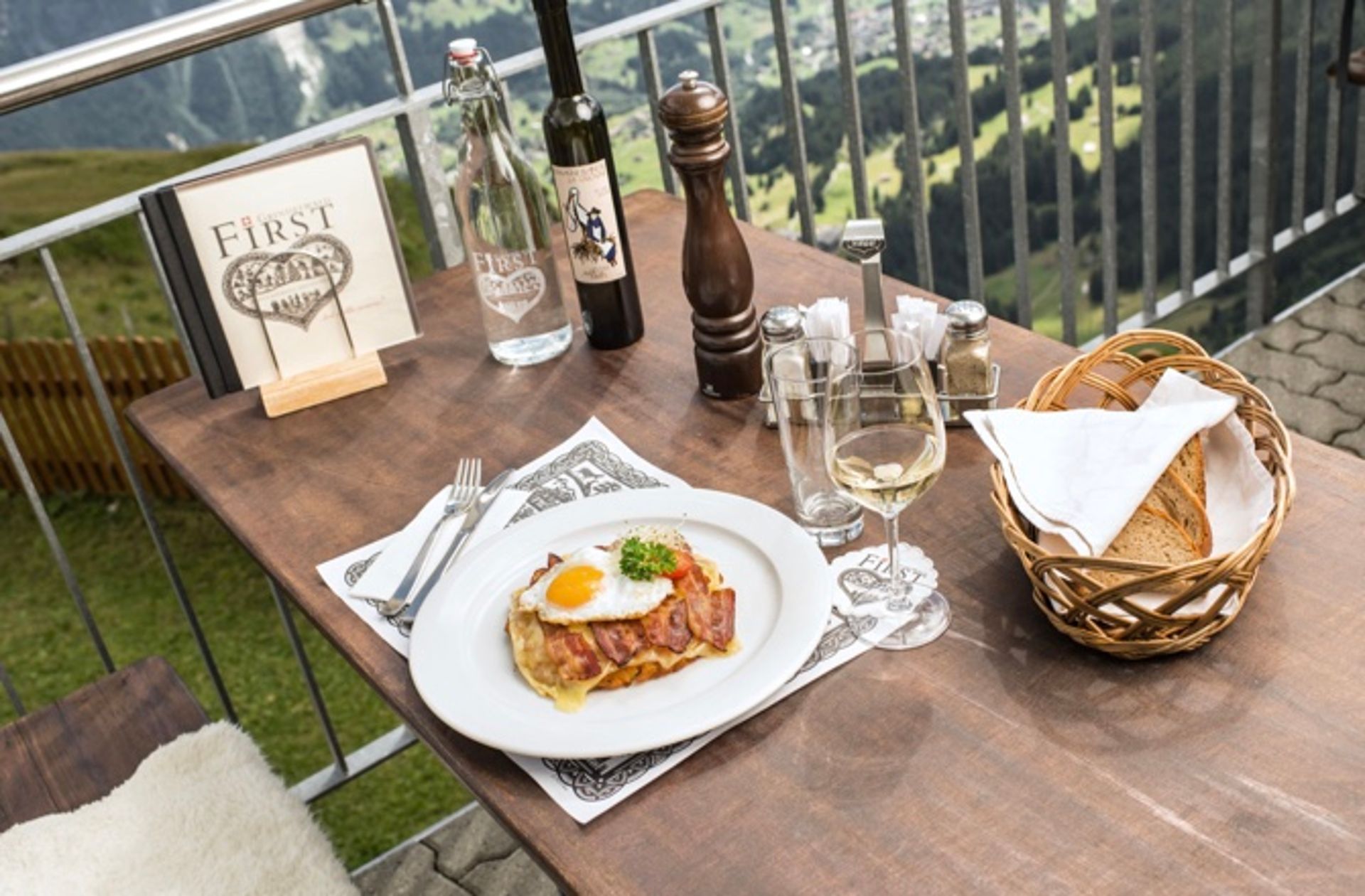 Good food comes easy from Berggasthaus First