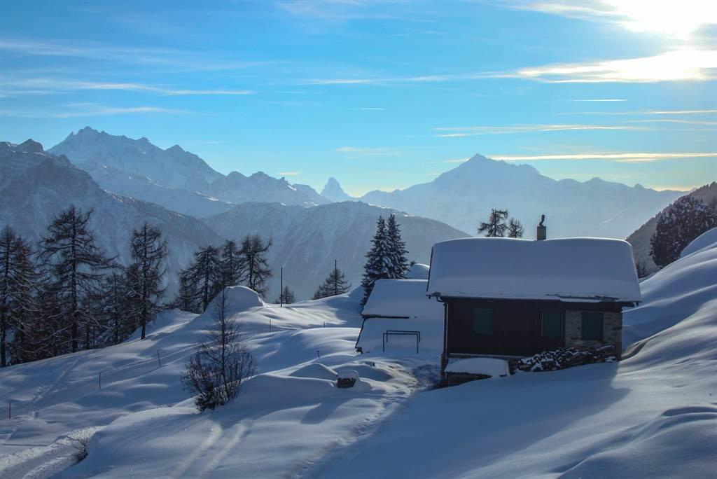 Flesch EG - Aussicht auf Dom, Matter- und Weisshorn