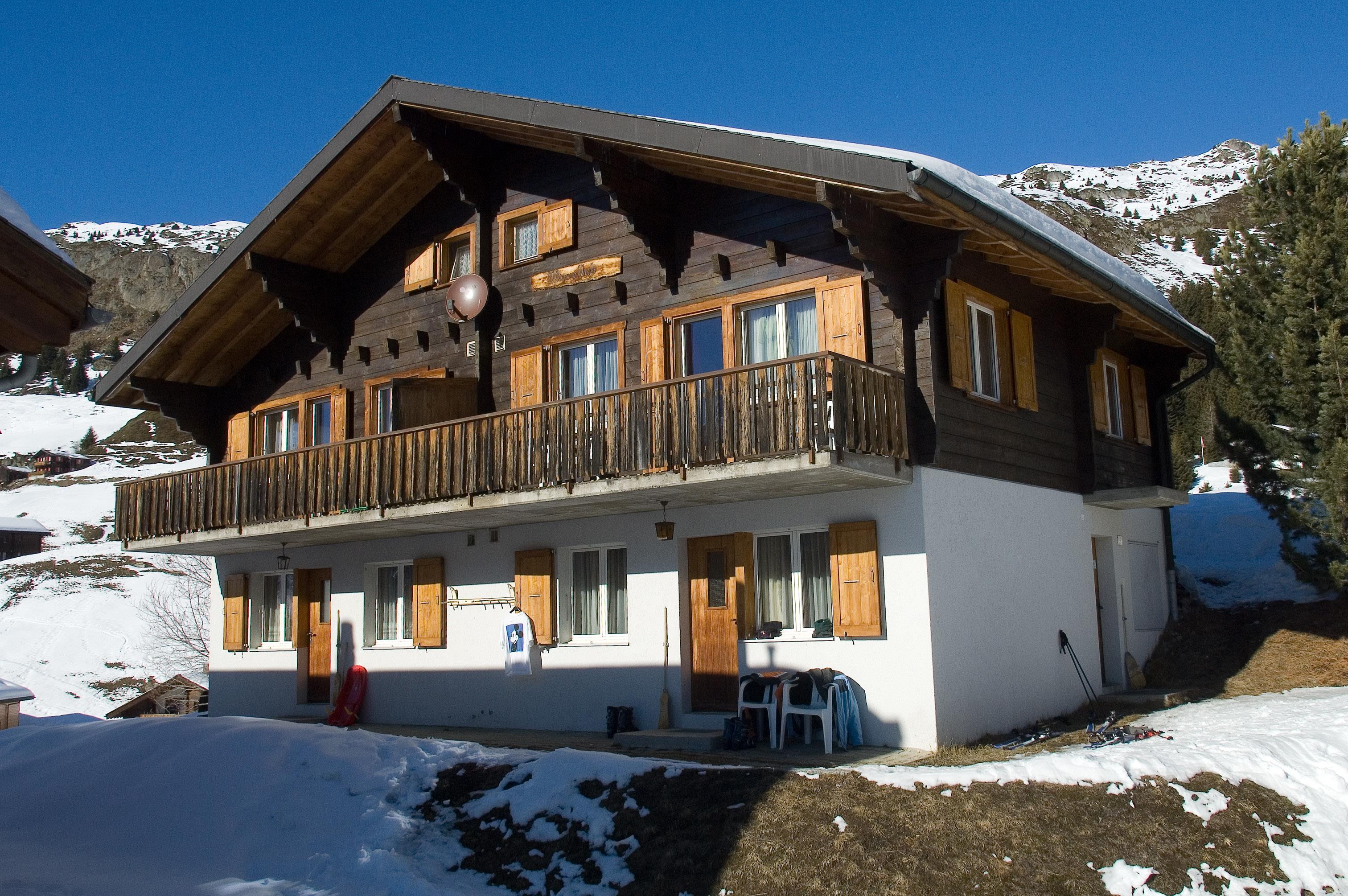 Moosfluh 1. Stock Ost - Aussenansicht  Winter