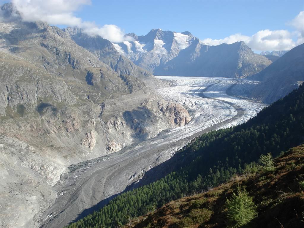 Biel - Rodel - Aletschgletscher im Herbst