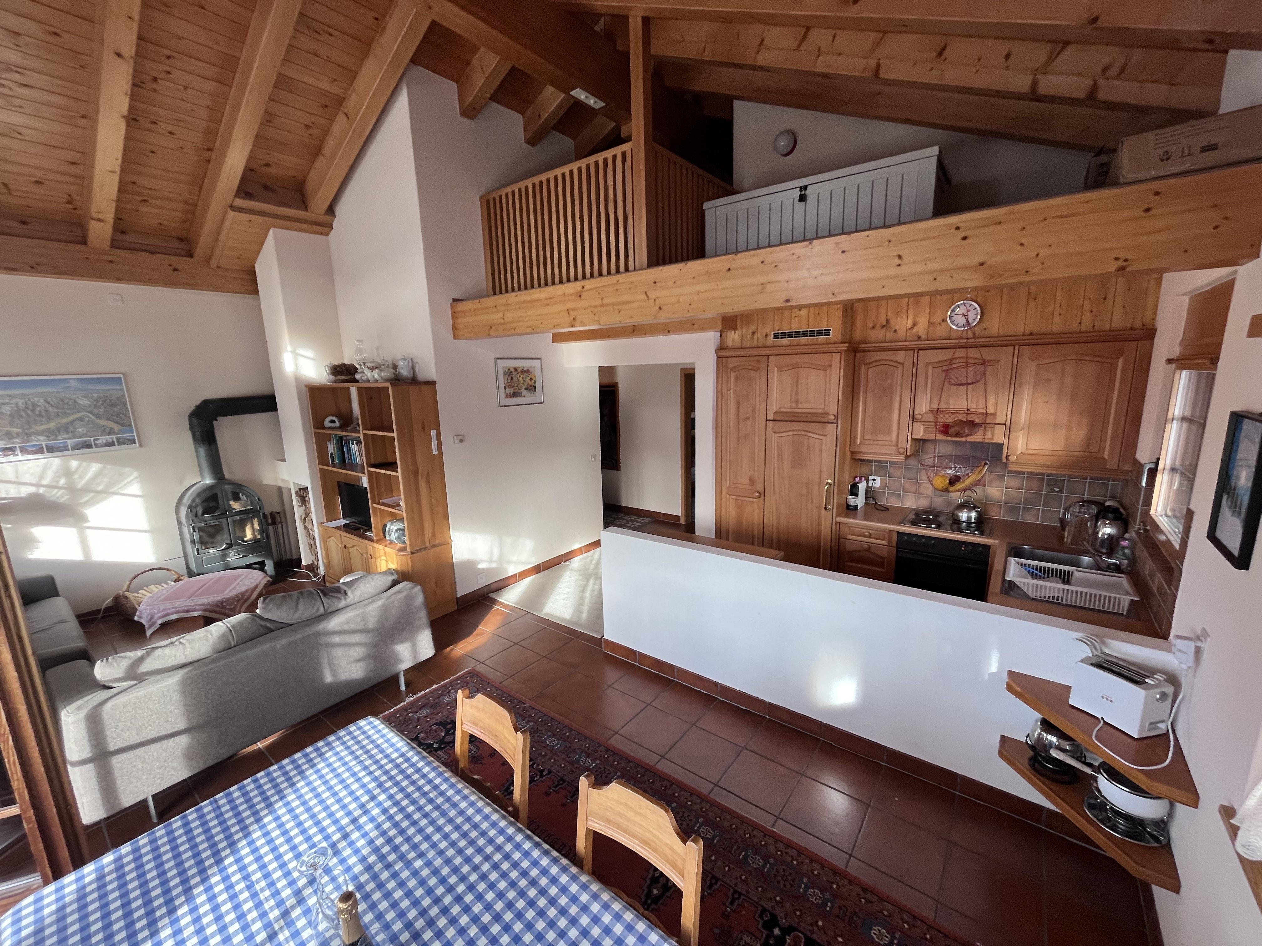 Märjelen DW Ost - Esszimmer, Wohnzimmer und Küche