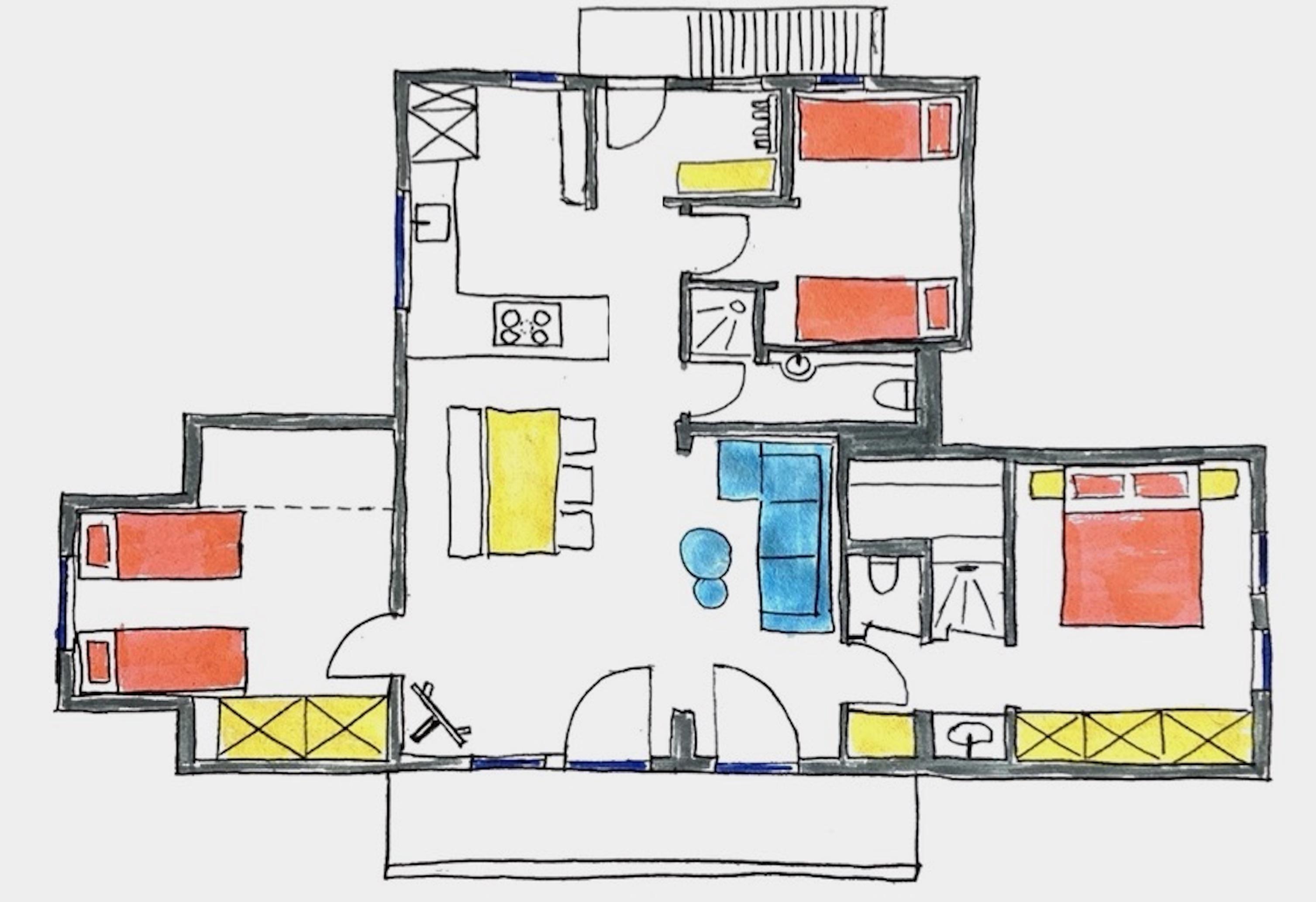 Beta B33 - Grundrissplan