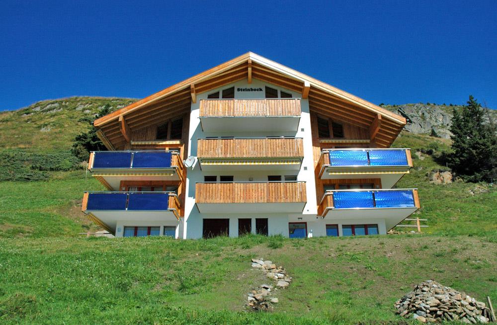 Alpenhaus Steinbock EG West - Aussenansicht Sommer