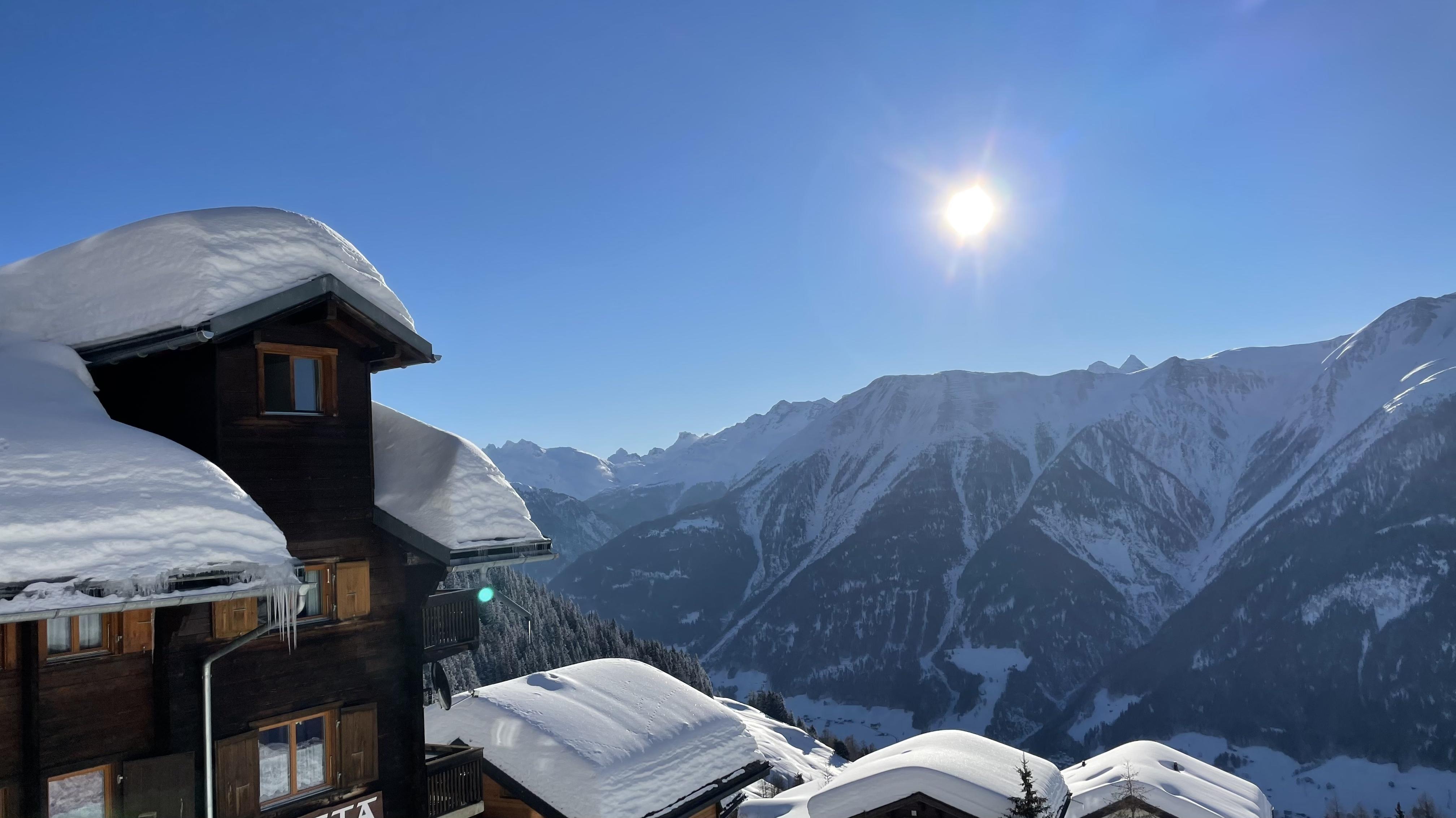 Gamma G12 - Ausblick Balkon Winter